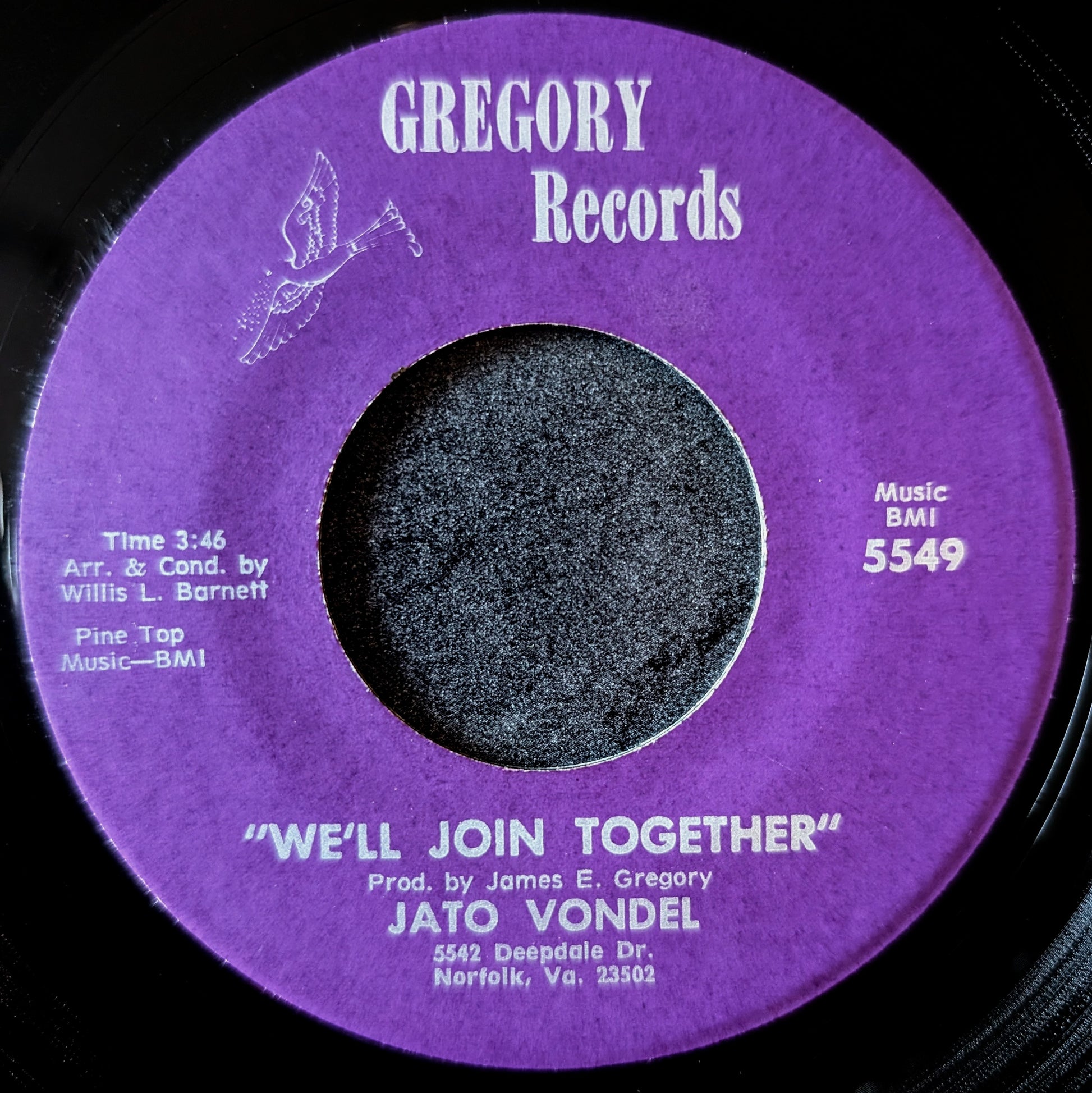 Jato Vondel-Small token of my love/We'll join together