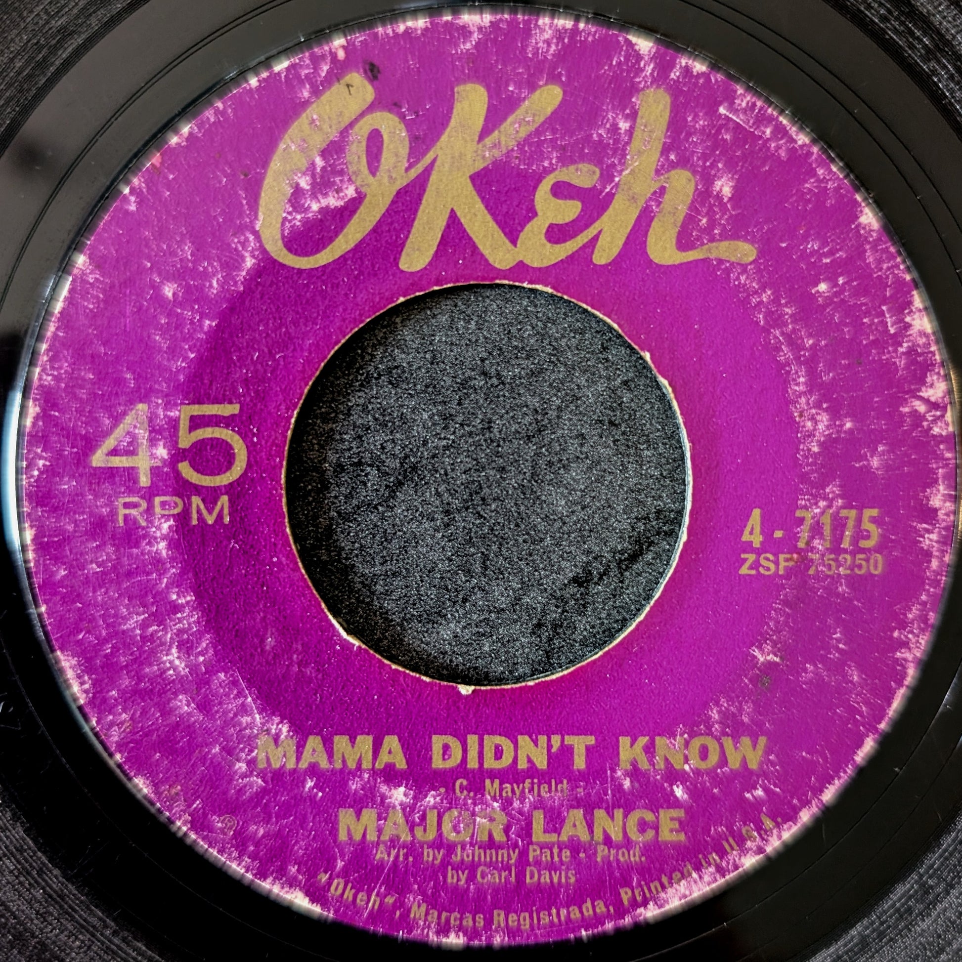 Major Lance-The Monkey time/Mama didn't know