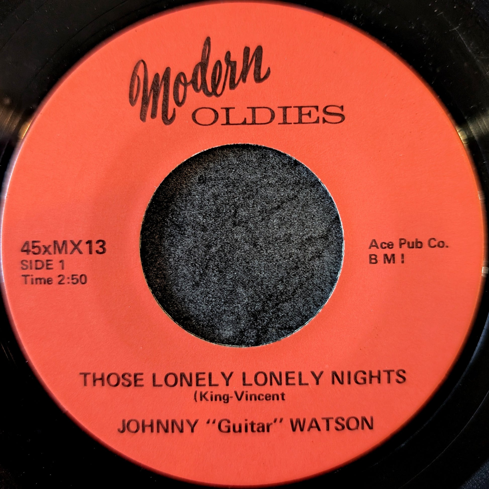 Johnny "Guitar" Watson-Those lonely,lonely nights/Someone care for me