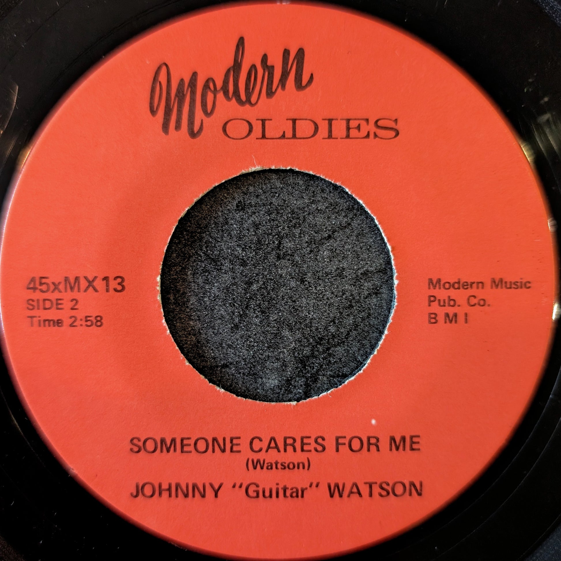 Johnny "Guitar" Watson-Those lonely,lonely nights/Someone care for me