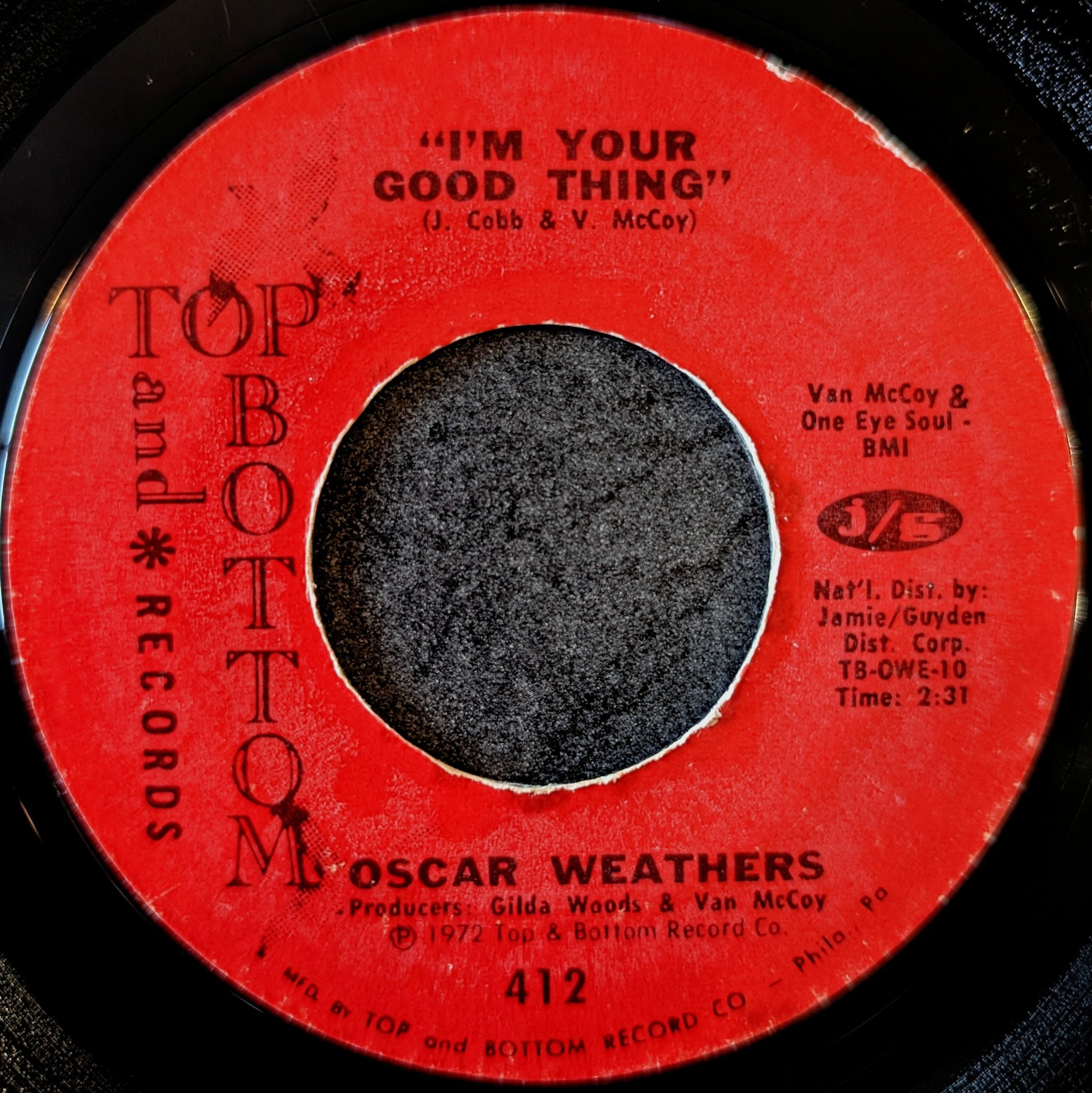 Oscar Weathers-Pledging my love/I'm your good thing