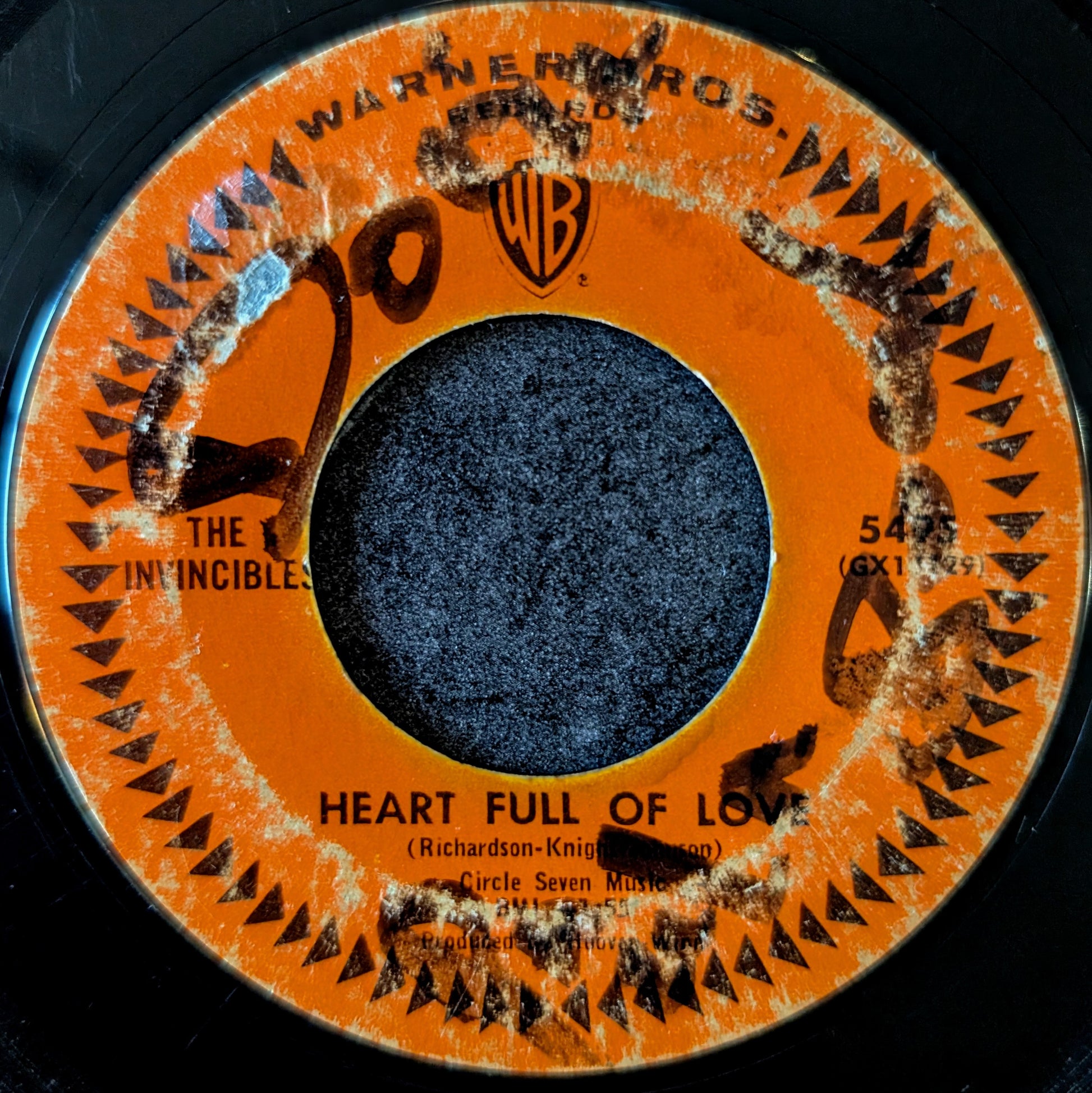 The Invincibles-Heat full of love/I'll come crawlin' to you
