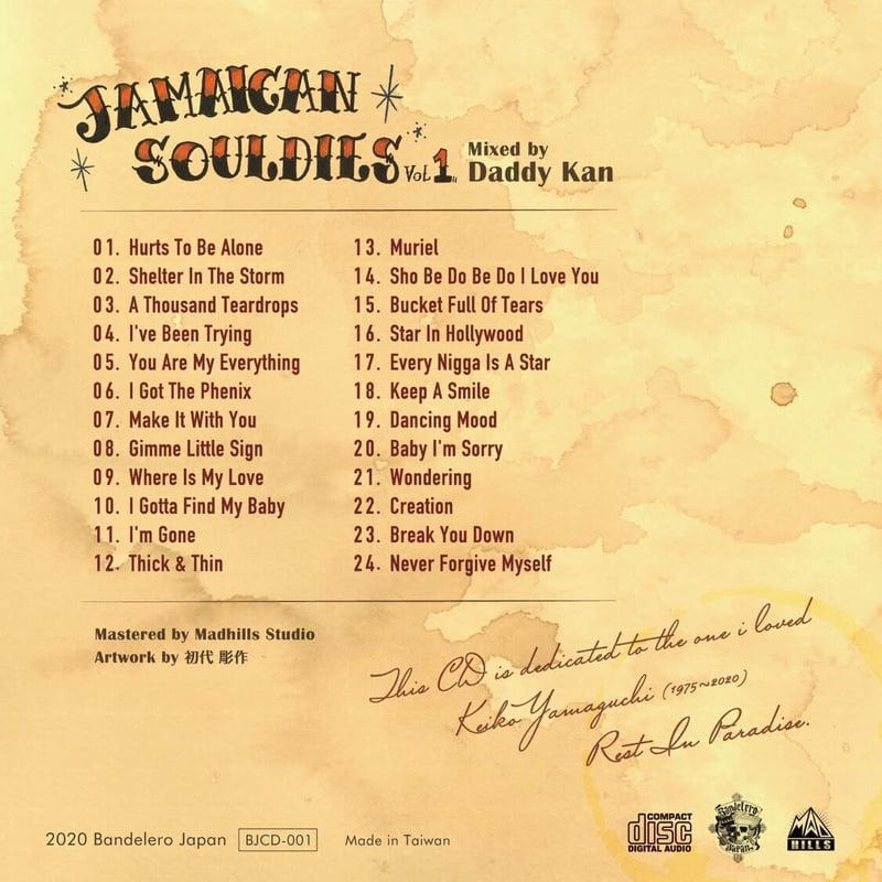 Jmaican Souldies Vol.1  Mixed by Daddy kan