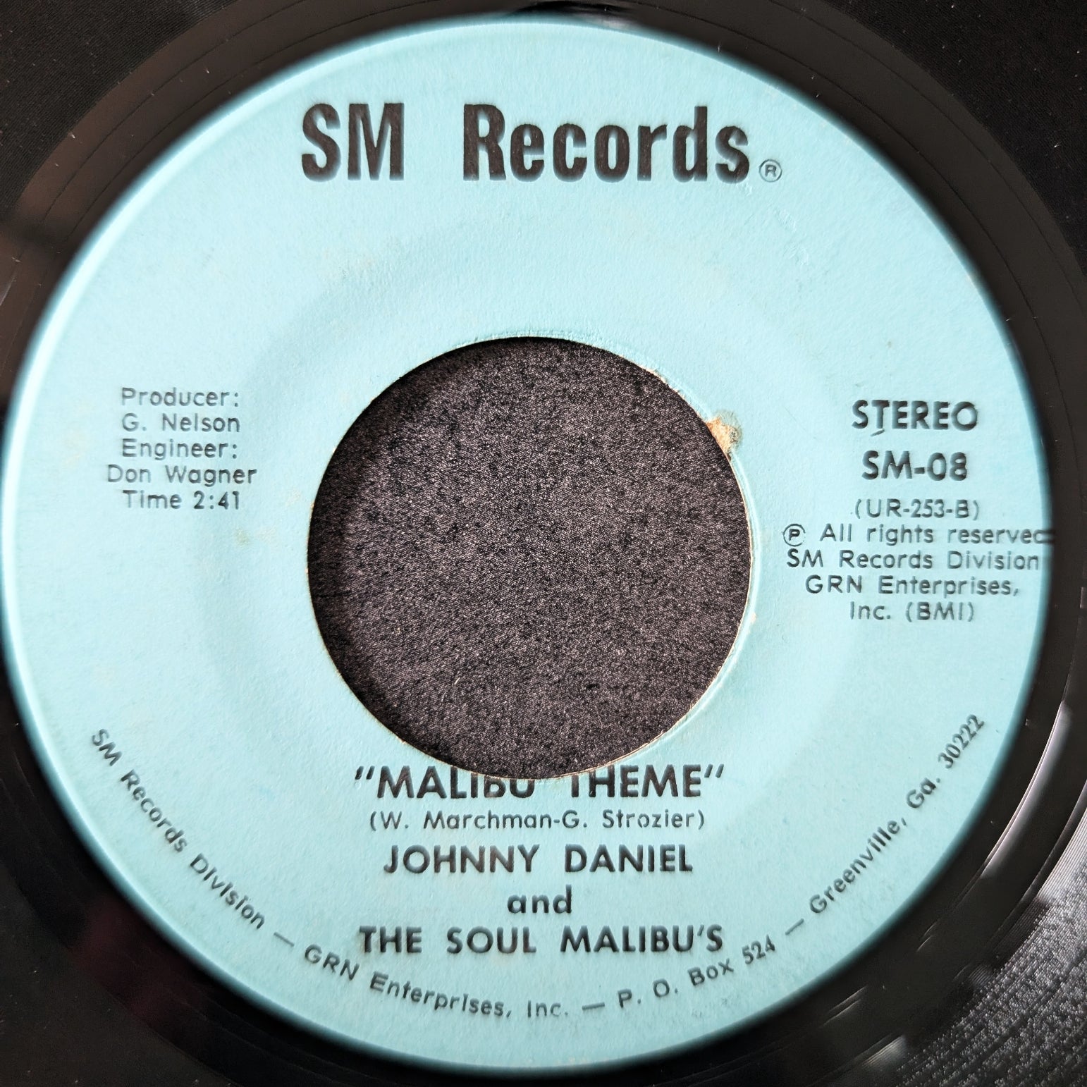 Jonny daniel and the soul malibu's -I'm gonna make you mine/Malibu theme