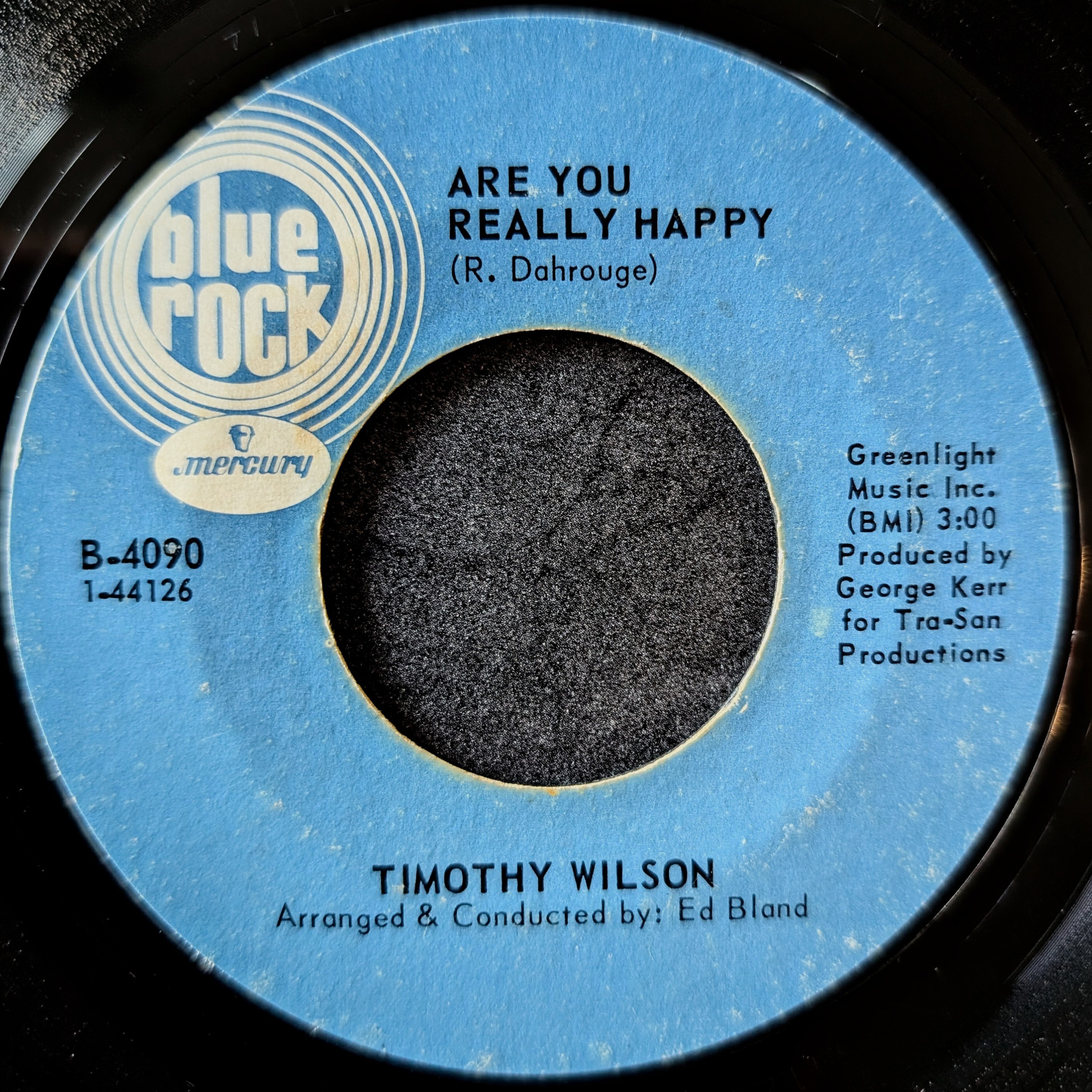 Timothy wilson-Are you really happy/Cross my heart