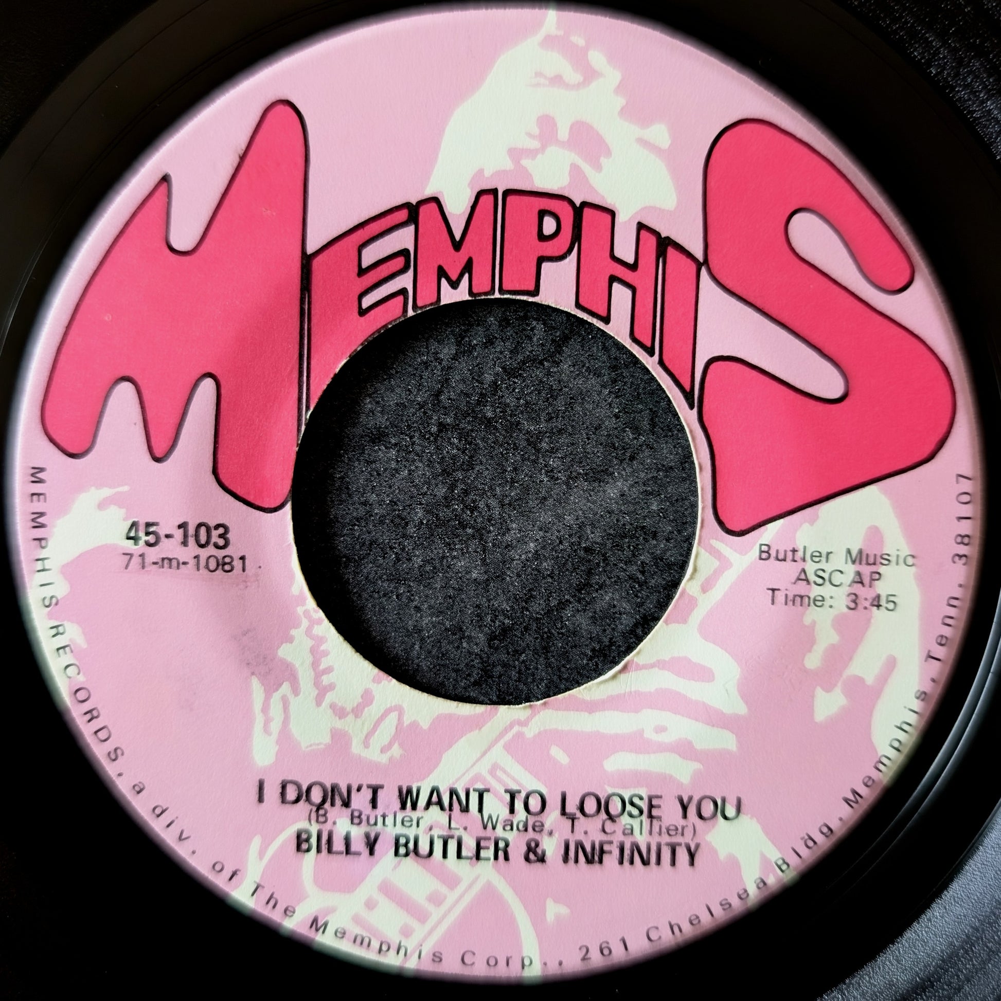 Billy butler & infinity-i don't want lose you/Free yourself