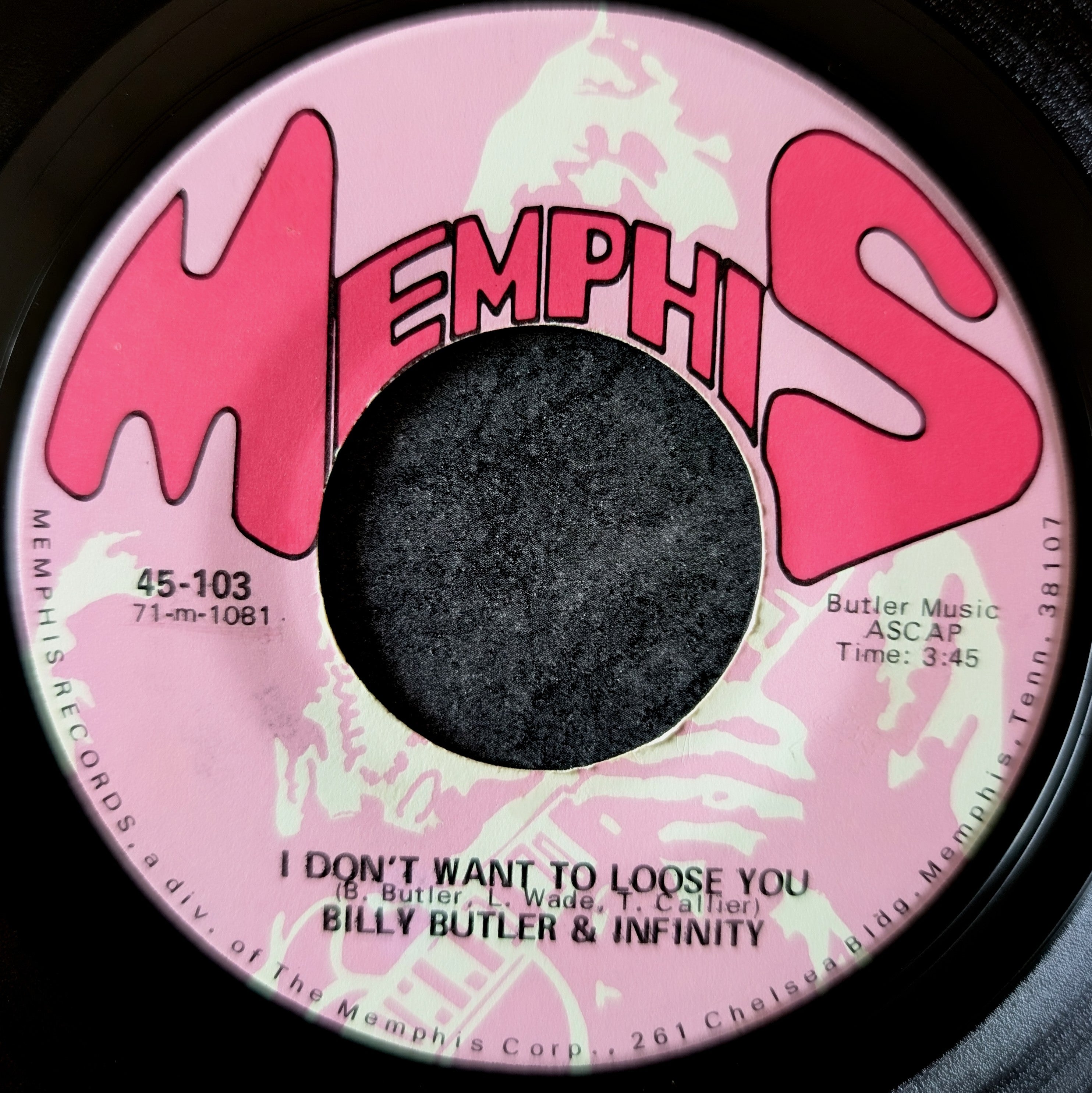 Billy butler & infinity-i don't want lose you/Free yourself