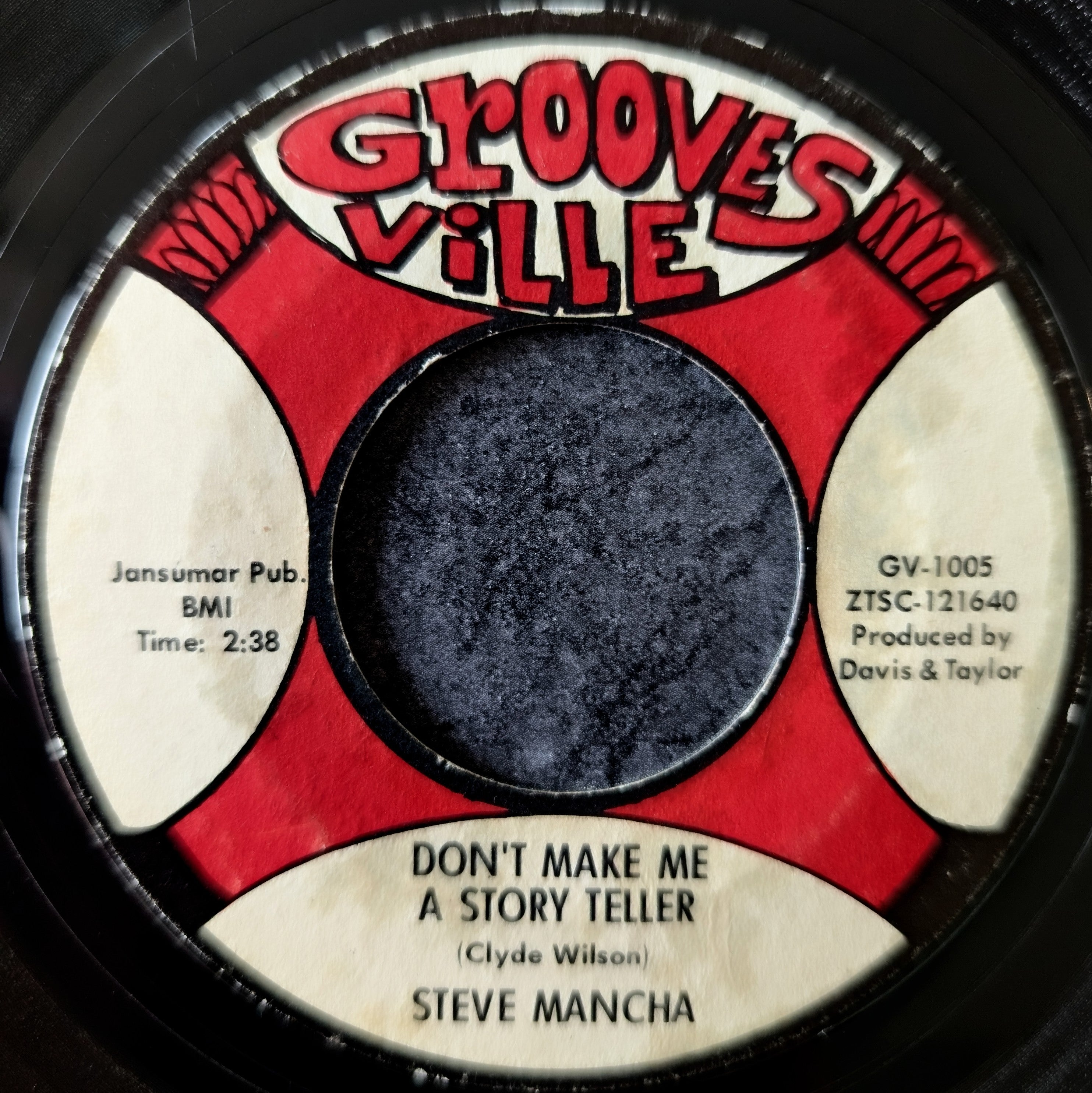 Steve Mancha-Don't make me a Story teller/I won't love and leave you