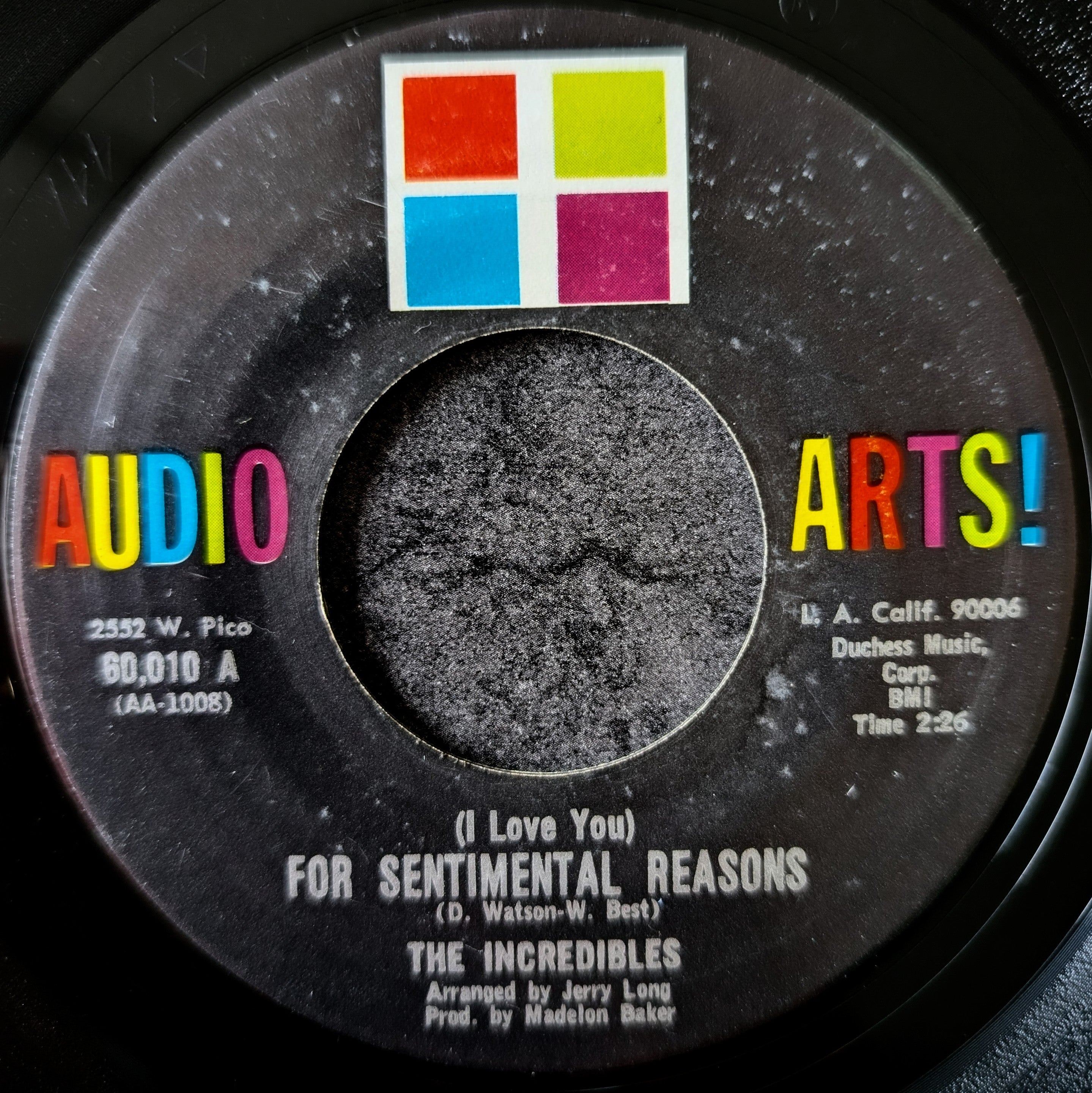 The Incredibles-I can't get over losing your love/(I love you)For all seasons