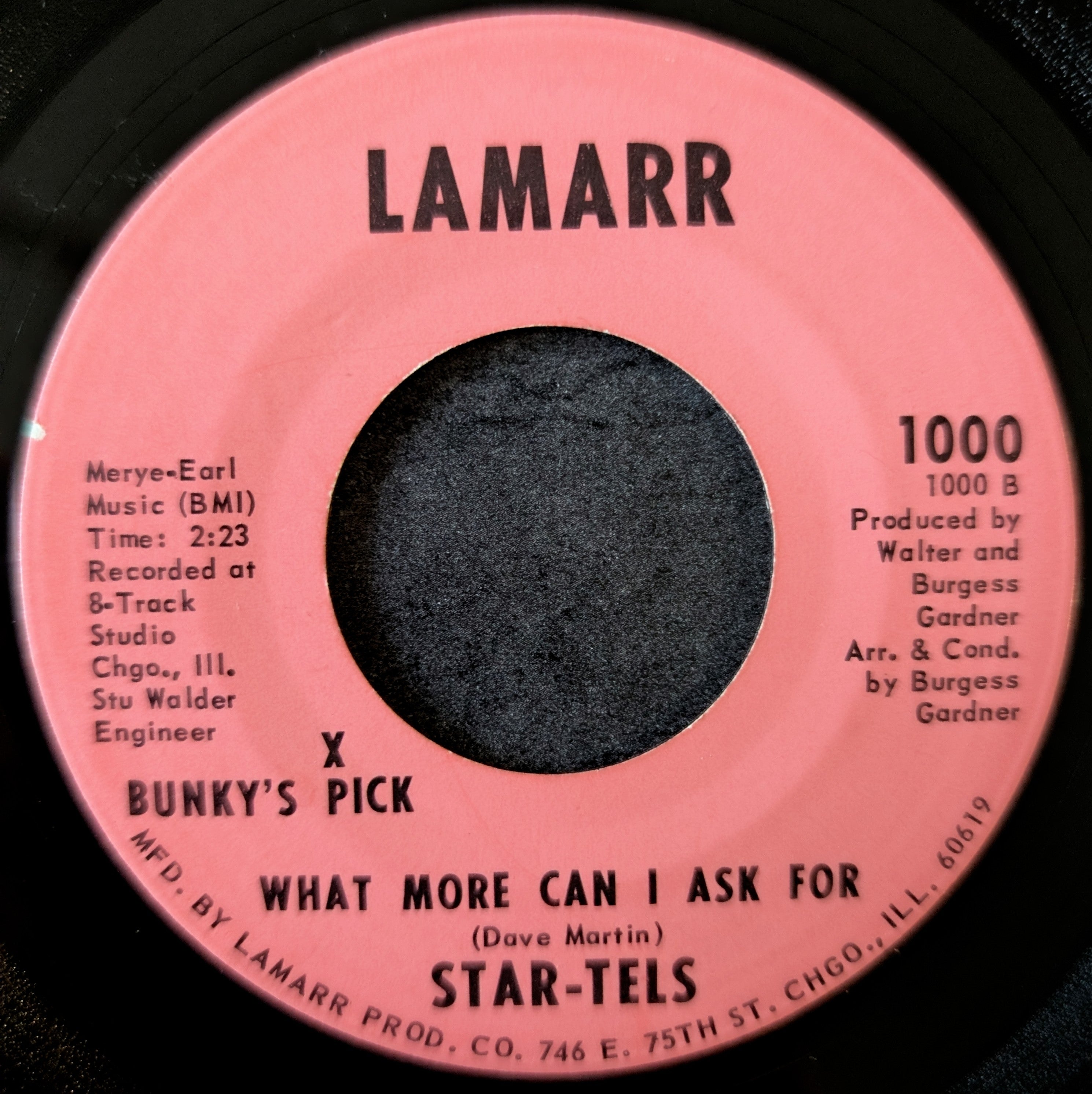 Star tels-Exterminator man/What more can i ask for