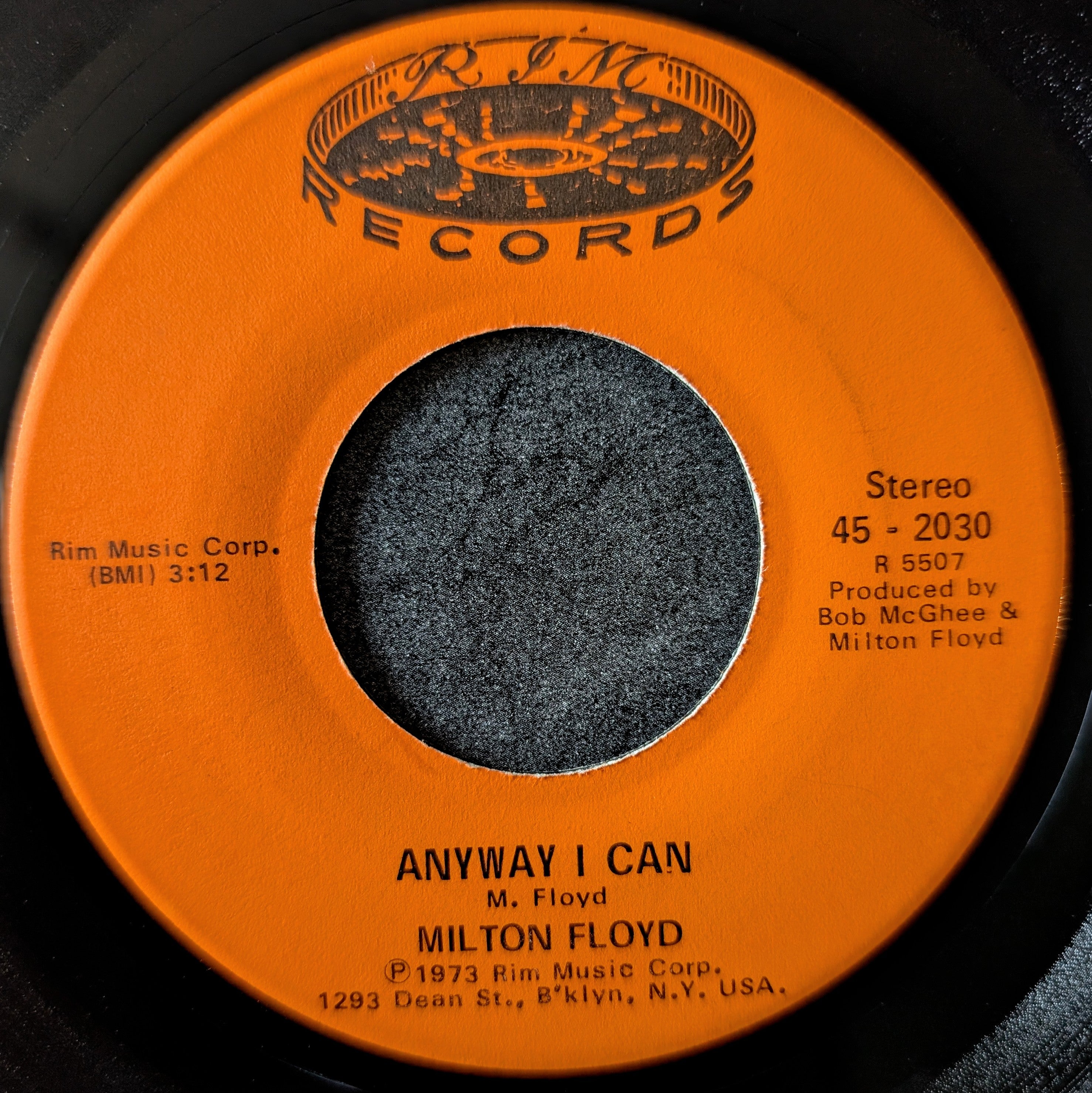 Milton Floyd-I'm a shadow/Anyway I can