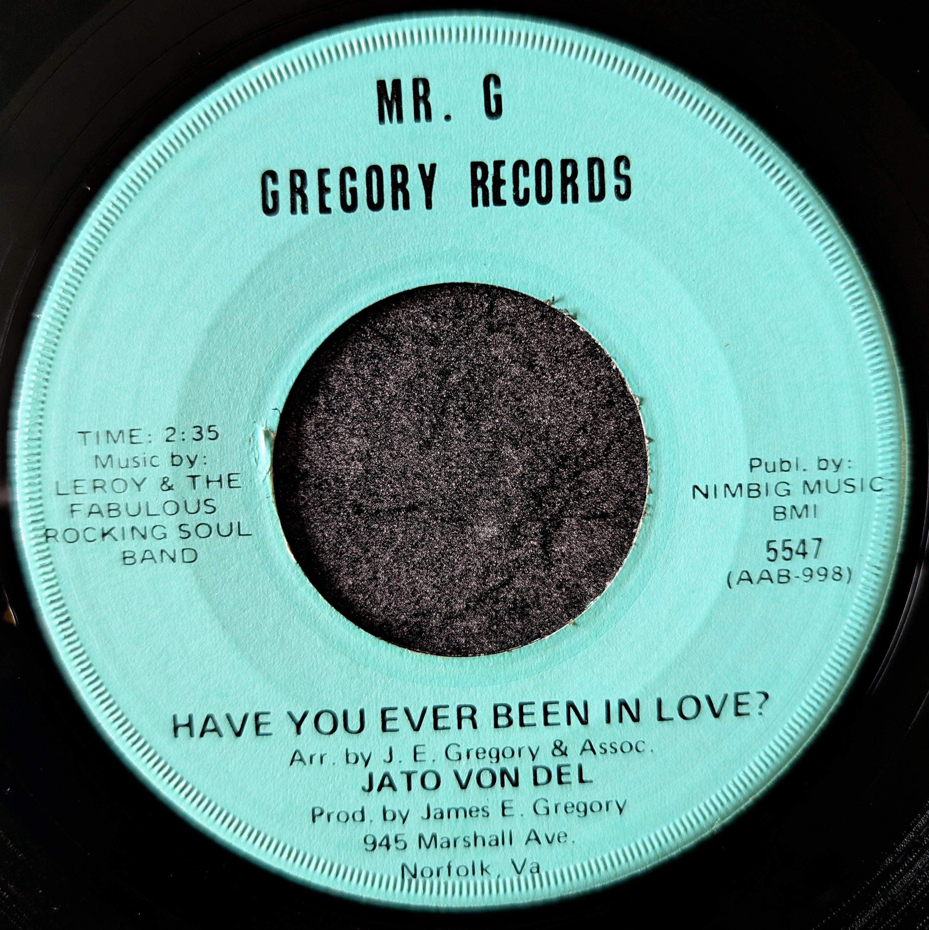 Jato Von del-Just a few steps up the lsle/Have you ever been in love?