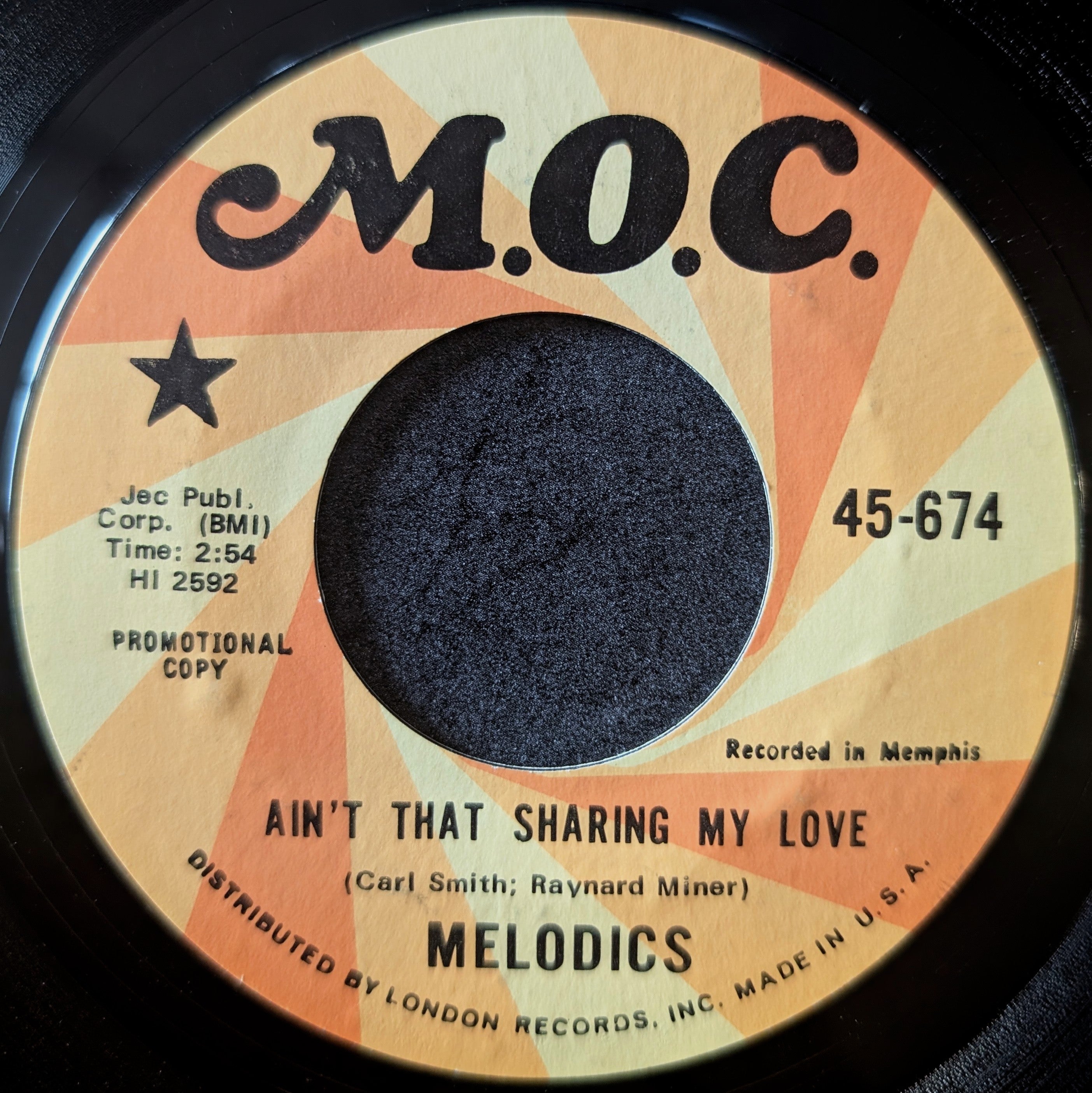 Melodics-Ain't that sharing my love/I'd never thought I'd lose you