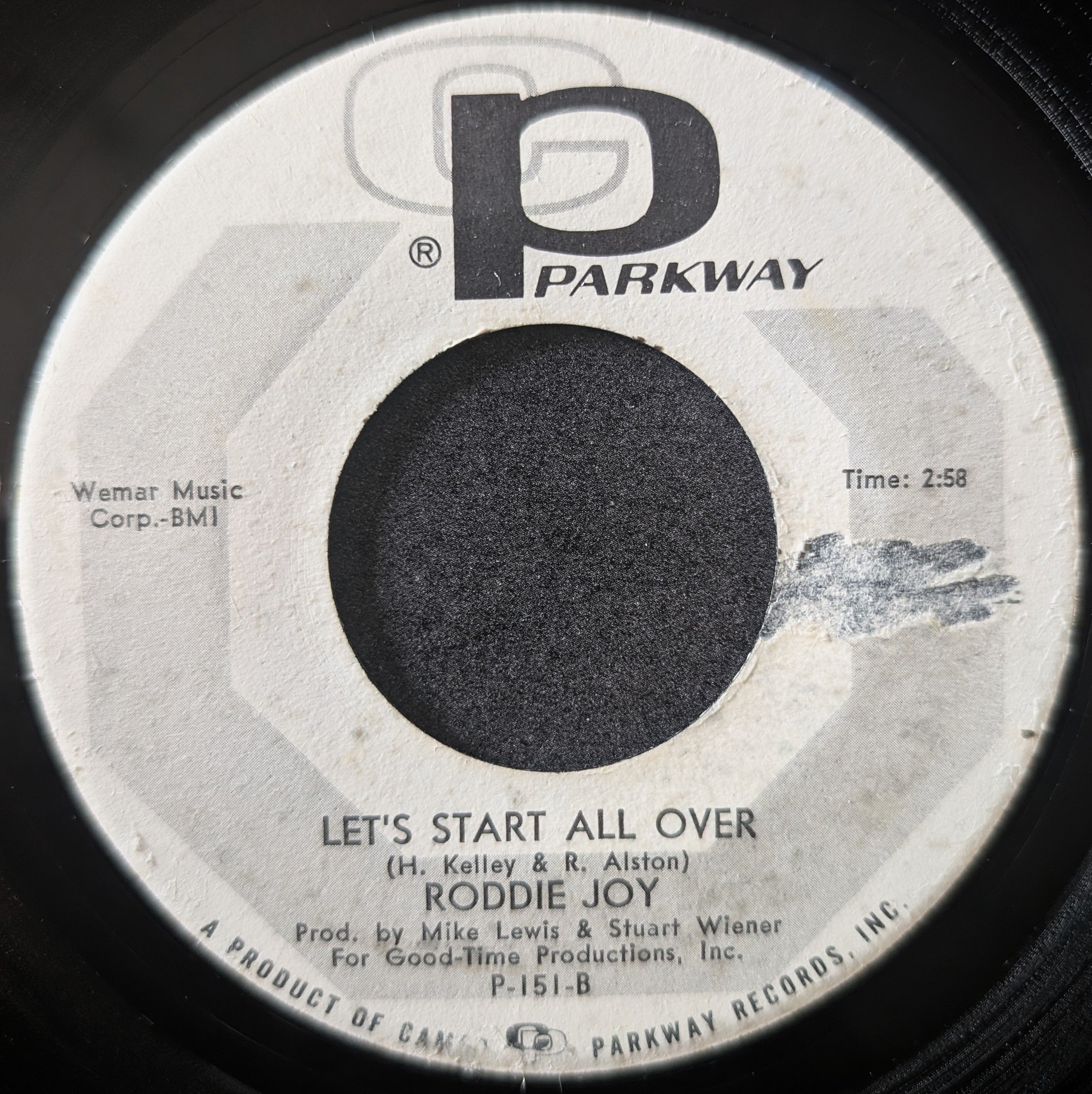 Roddie Joy-I want you back/Let's start all over