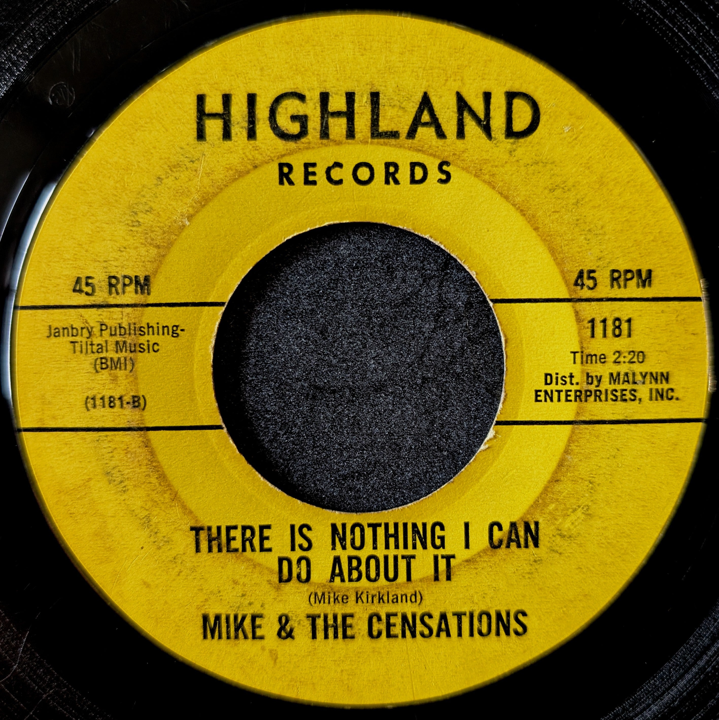 Mike & The Censations-Don't mess with me/There is nothing I can do about it