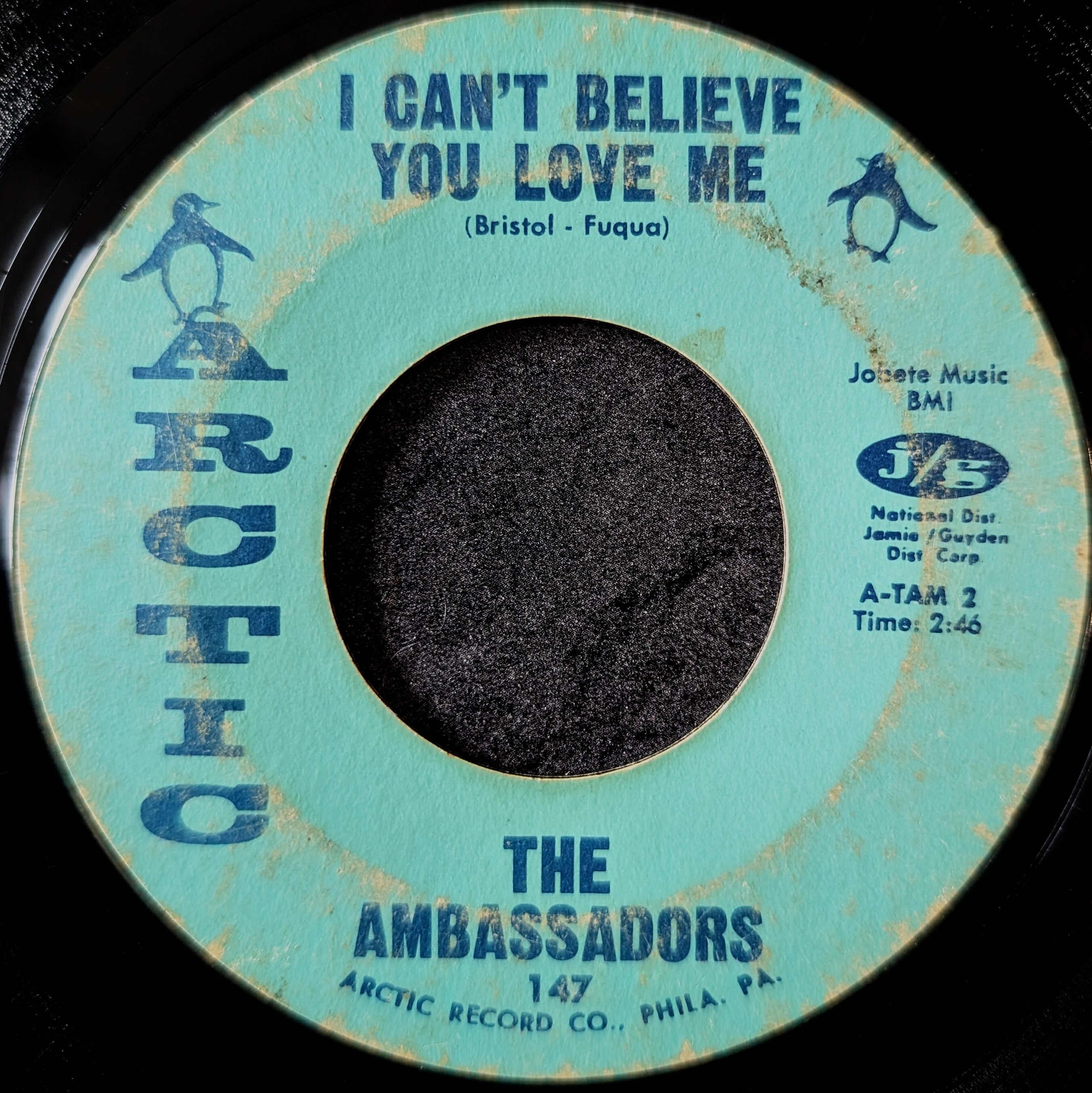 The Ambassadors-I really love you/I can't believe you love me