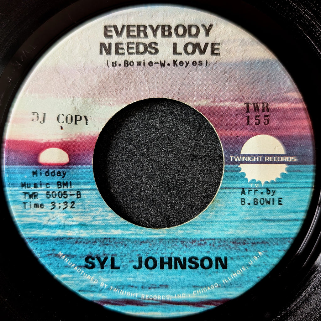 Sly Johnson-That's why/Everybody needs love