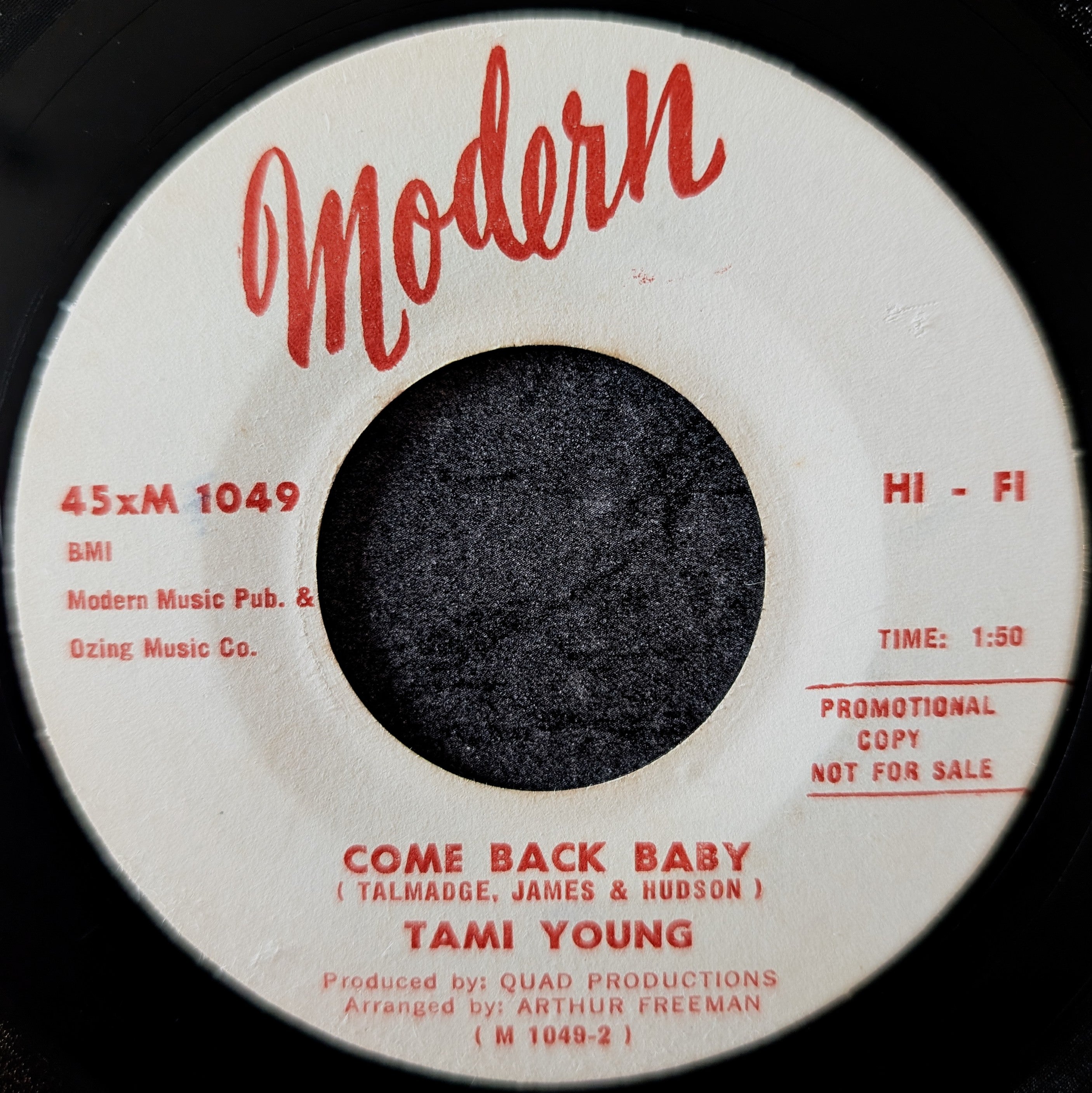 Tami Young-I don't wanna lose you/Come back baby
