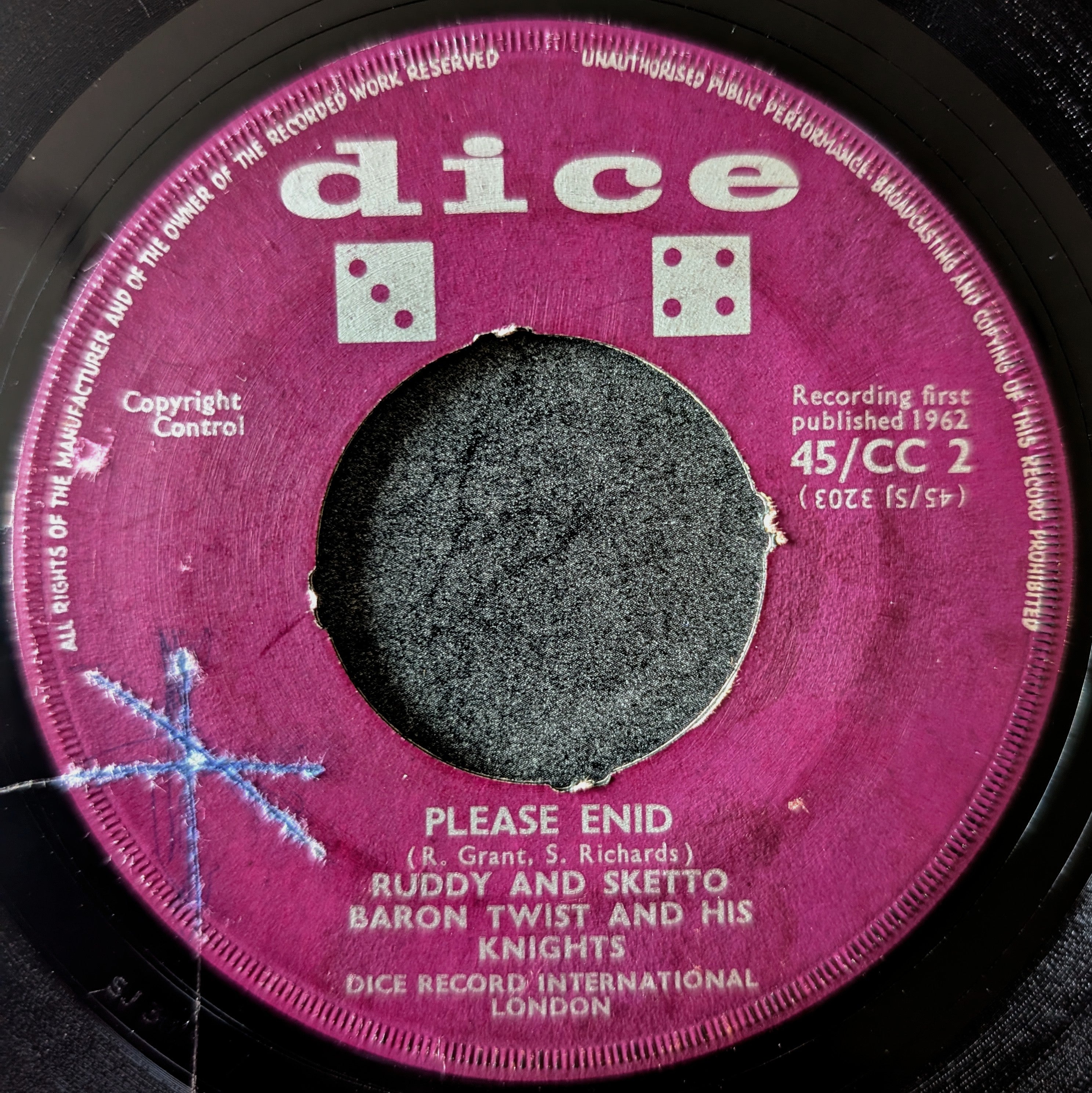 Ruddy and Sketto, Barton Twist and His knights-Please enid/A B C boogie