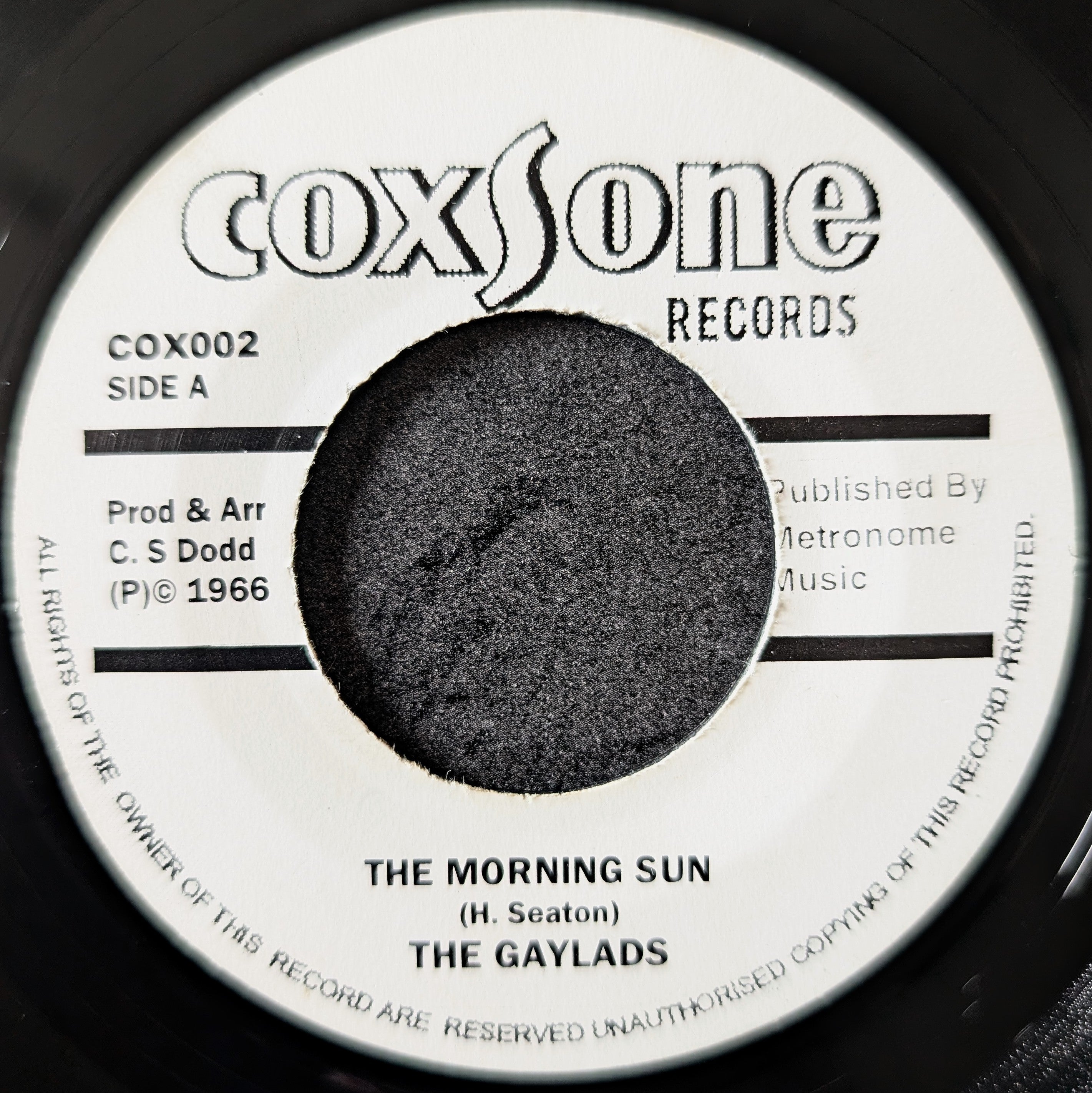 The Gaylads-Winston & Bibby-The morning sun/Talk to much