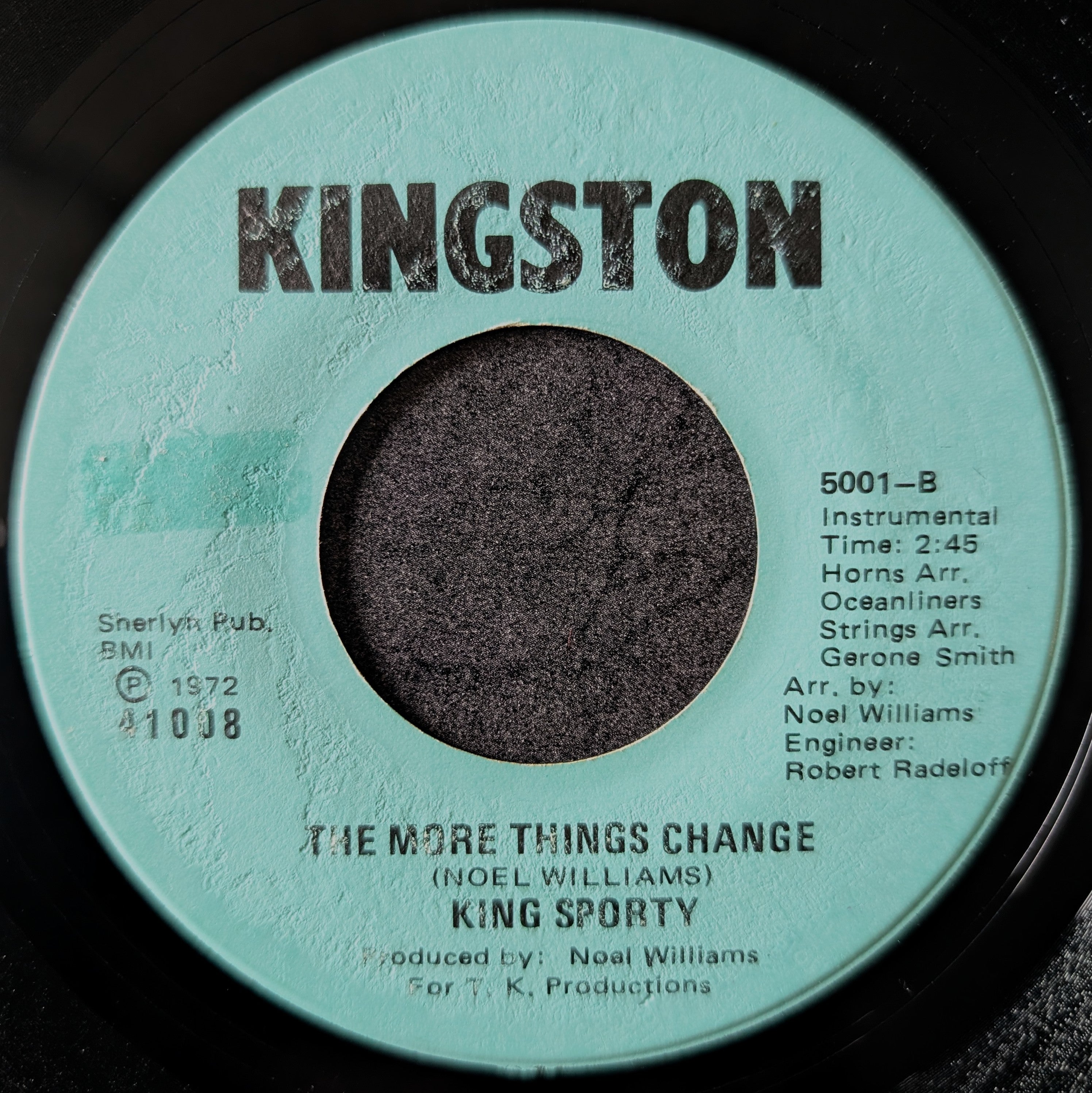 King Sporty-The more things change/The more things changes(Instrumental)
