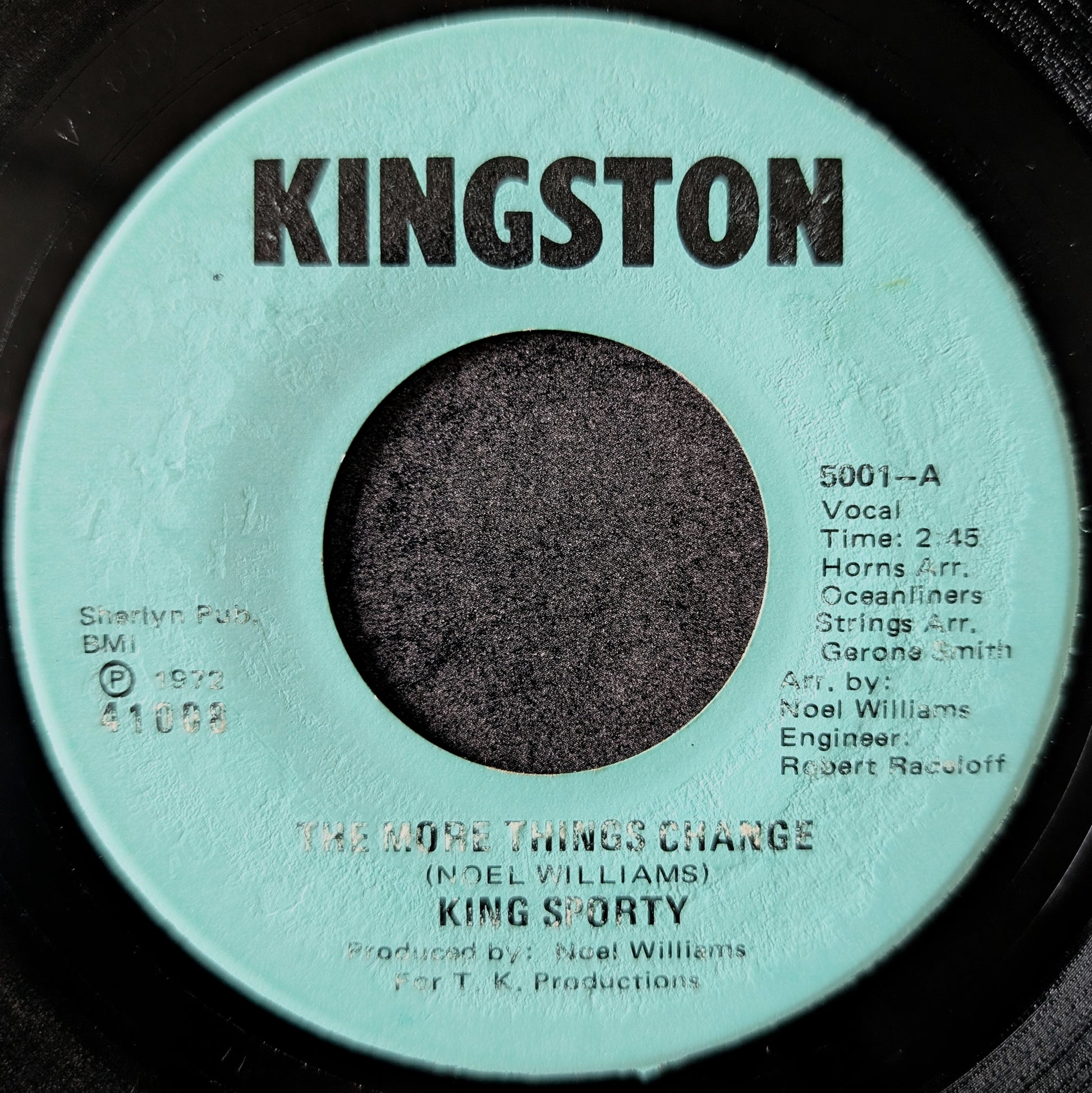King Sporty-The more things change/The more things changes(Instrumental)