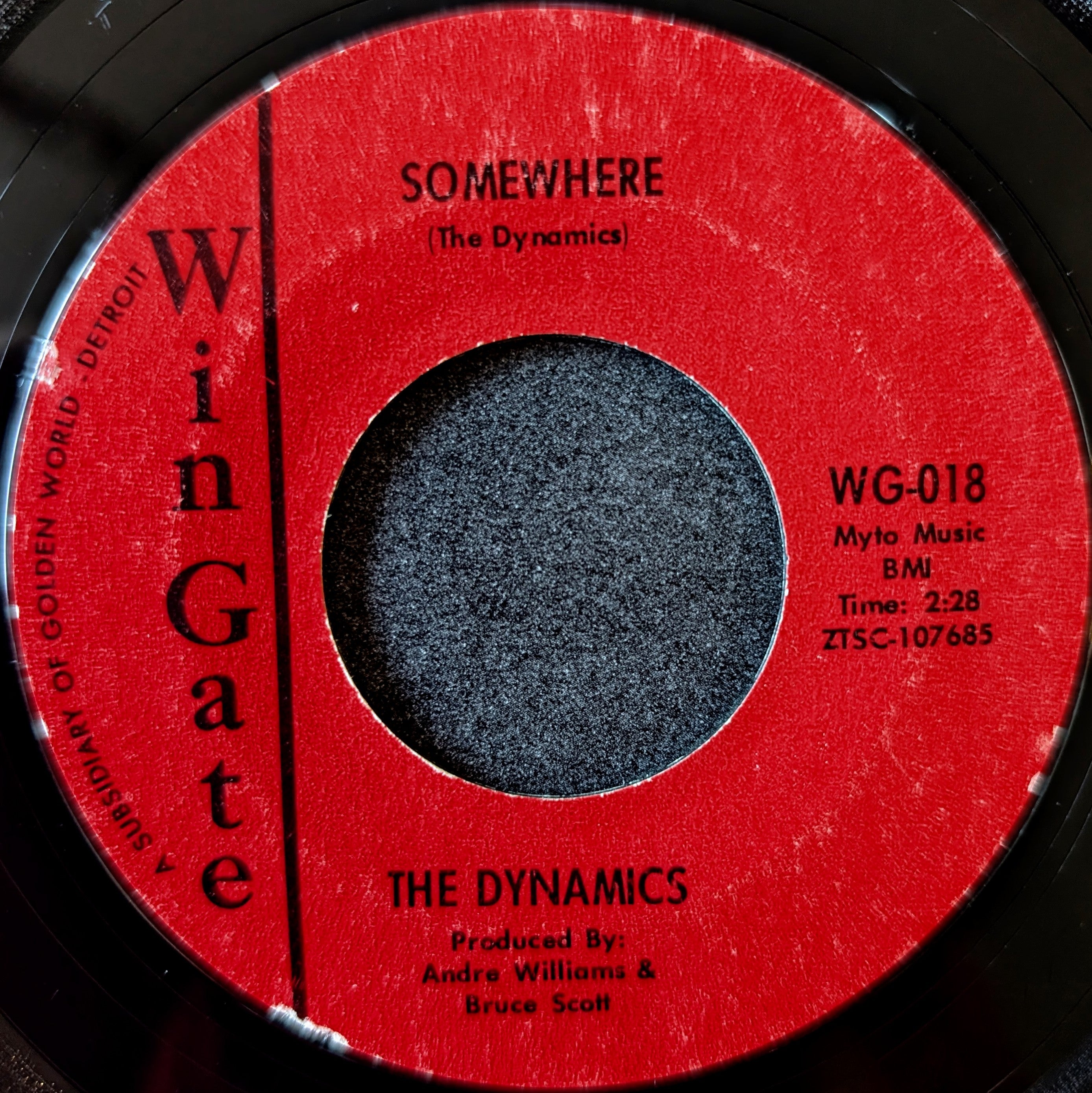 The Dynamics-Bingo/Somewhere