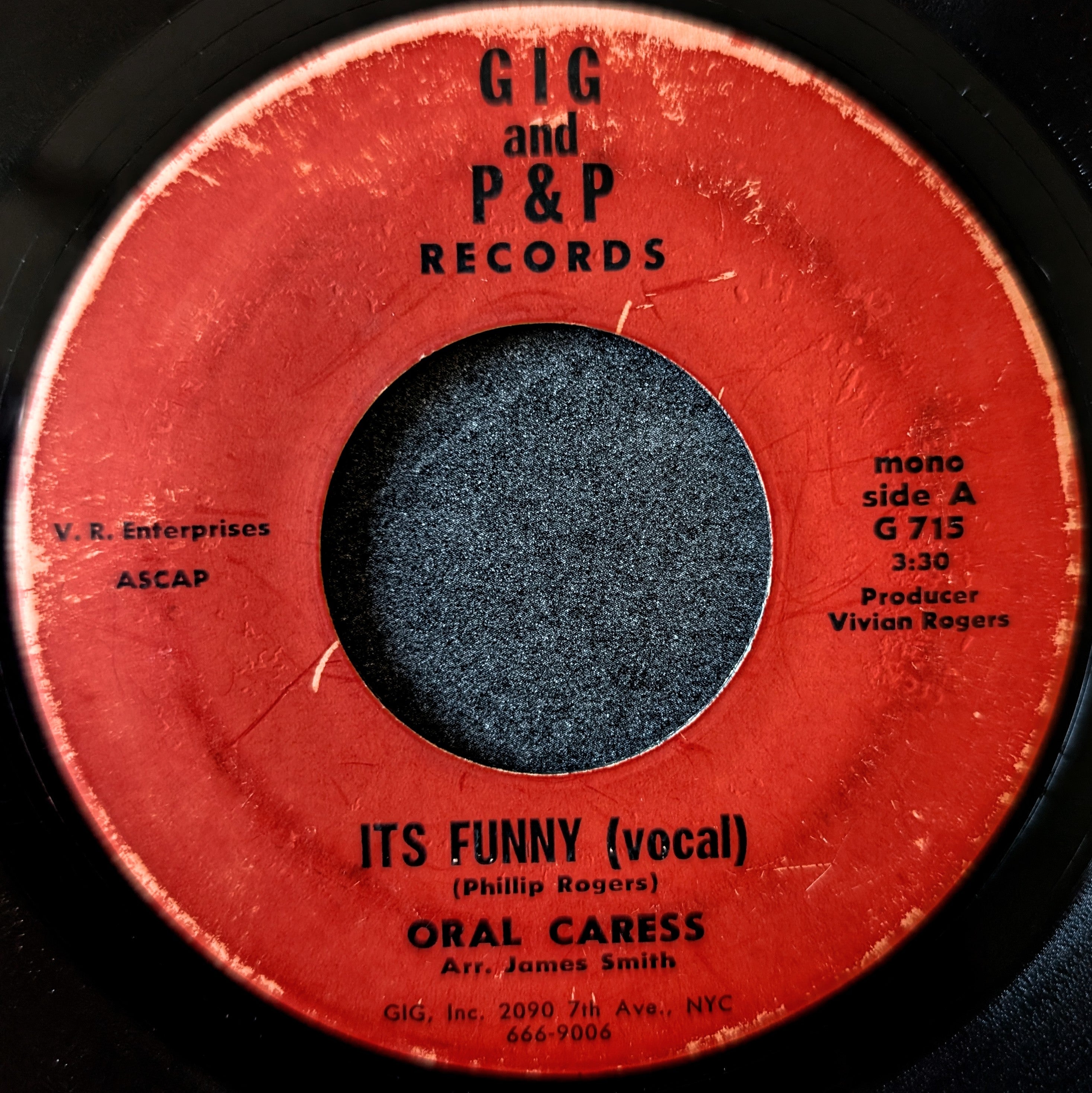 Oral Caress-It's Funny(Vocal)/It's Funny(Instrumental)