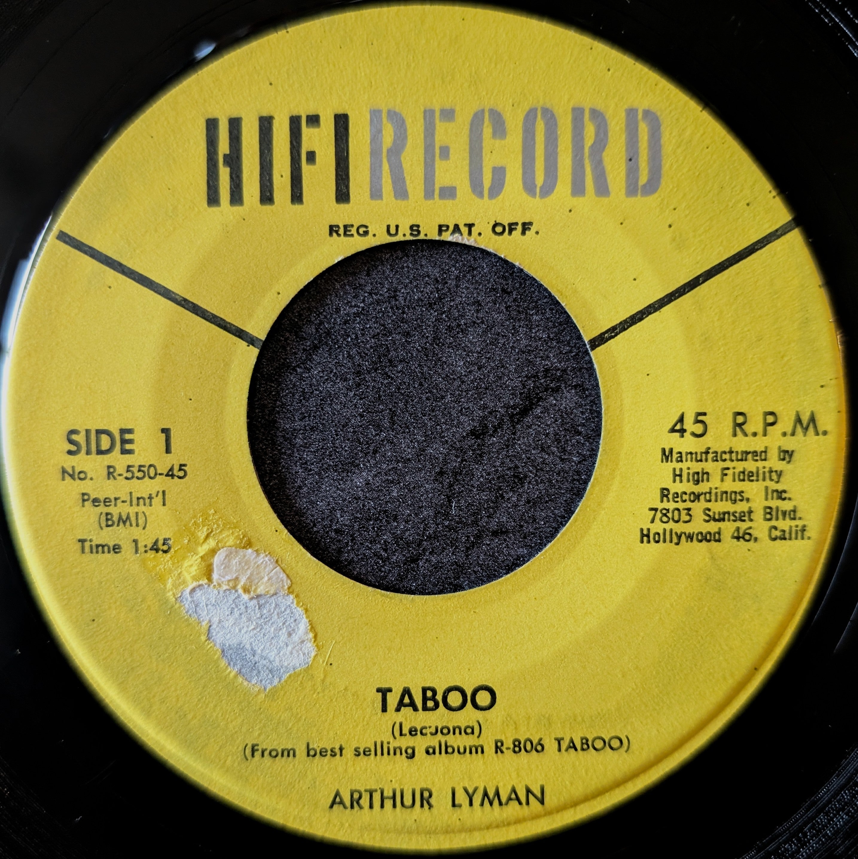 Arthur Lyman-Taboo/Dahil sayo