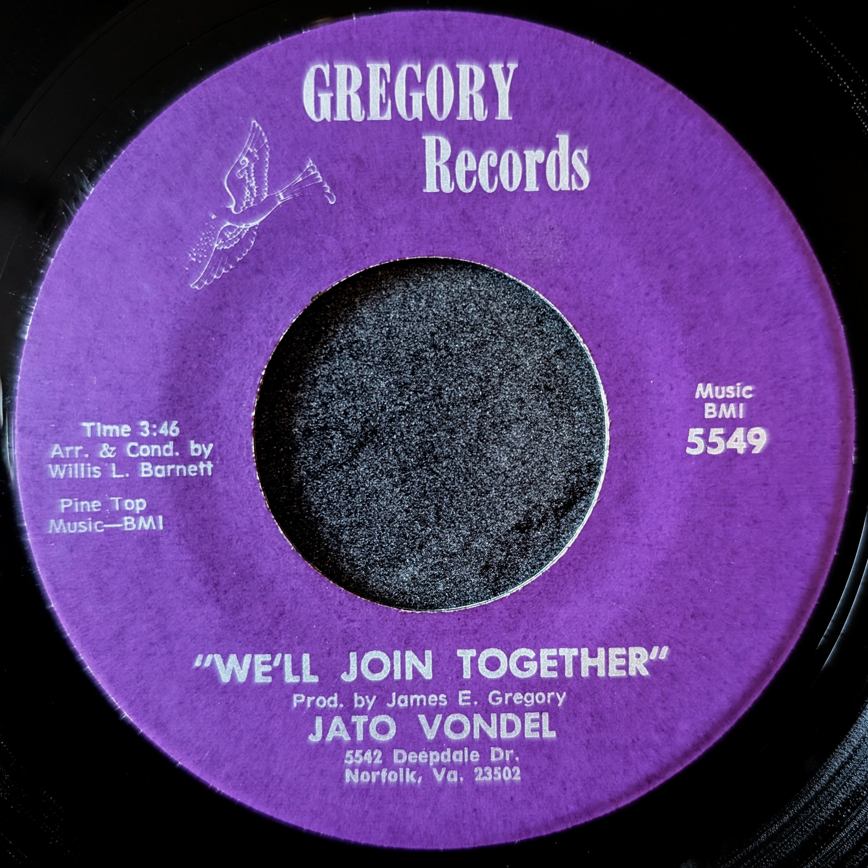 Jato Vondel-Small token of my love/We'll join together