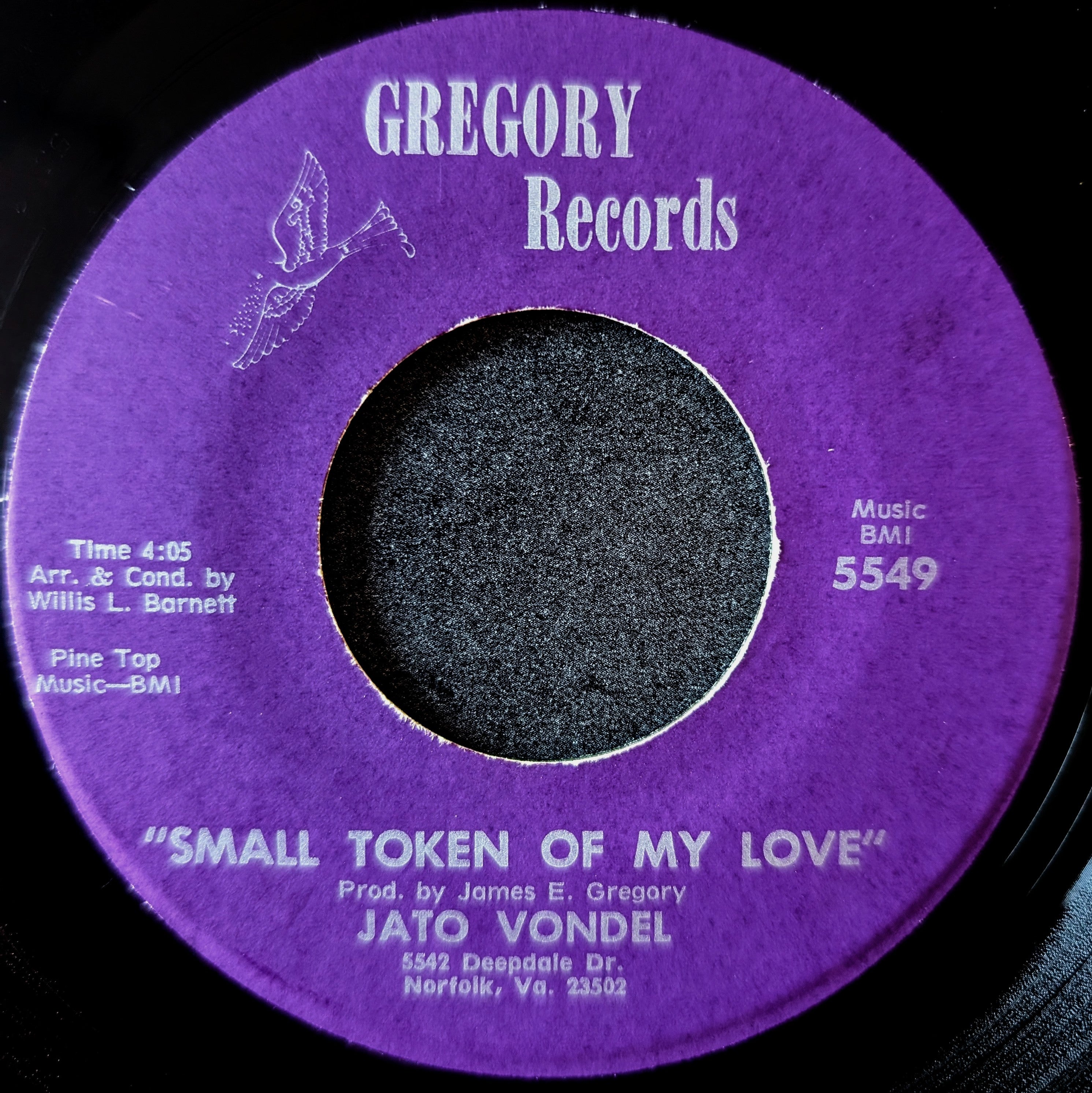 Jato Vondel-Small token of my love/We'll join together