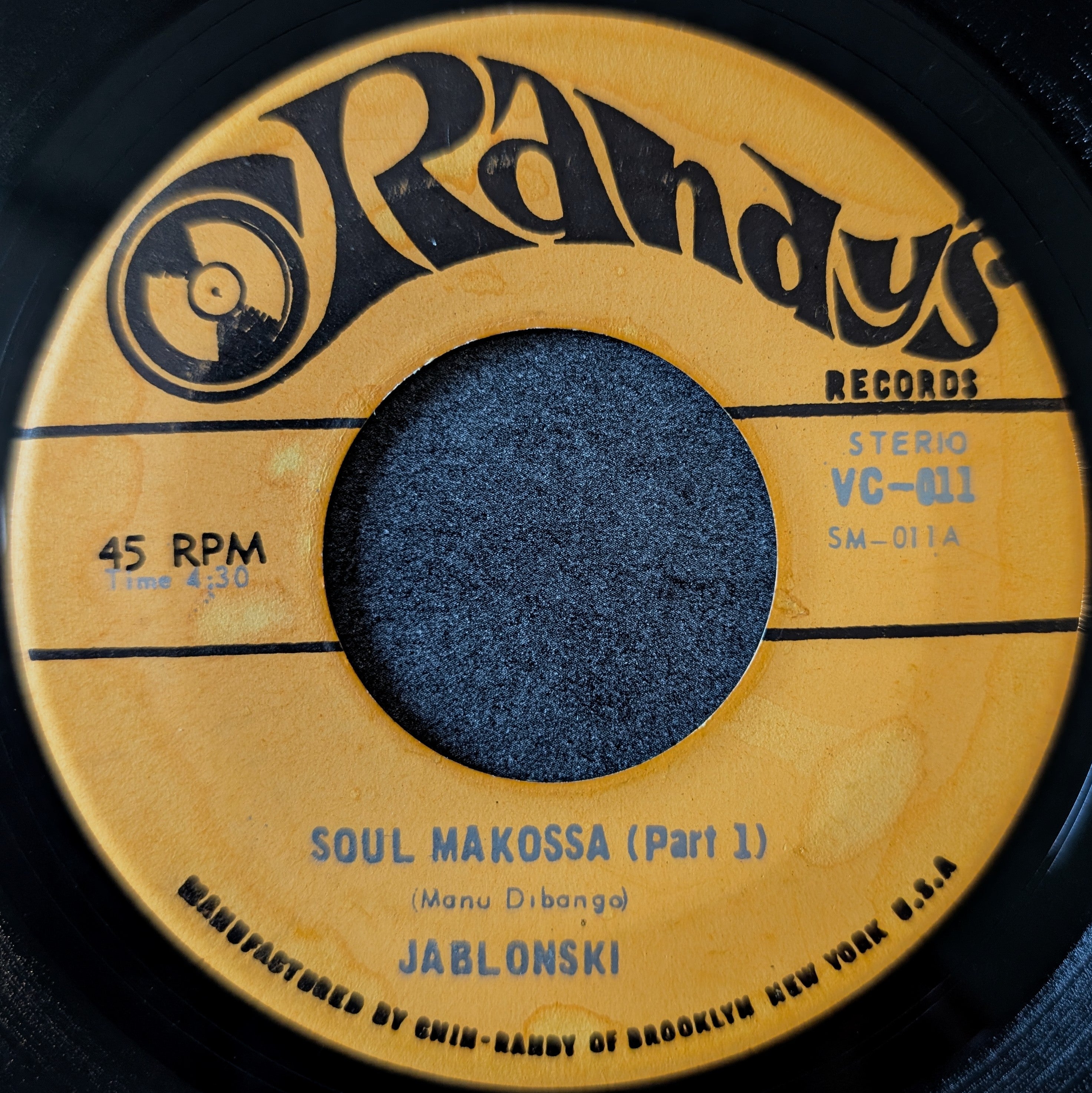 Jablonski-Soul Makossa(Part 1)/Soul Makossa(Part 2)