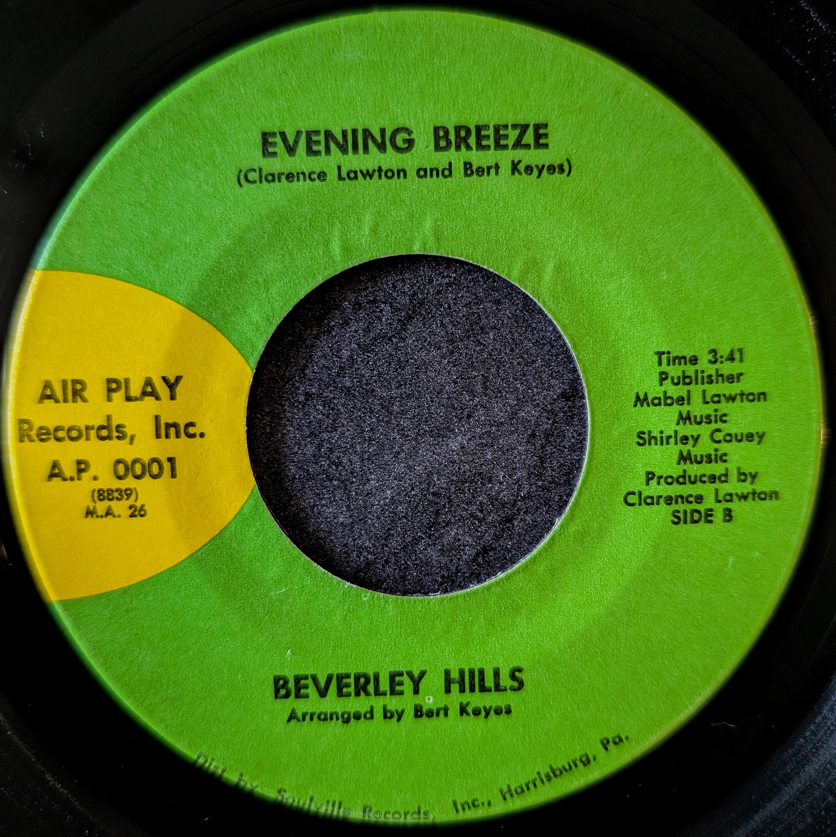 Beverley hills-I don’t care anymore/Evening breeze