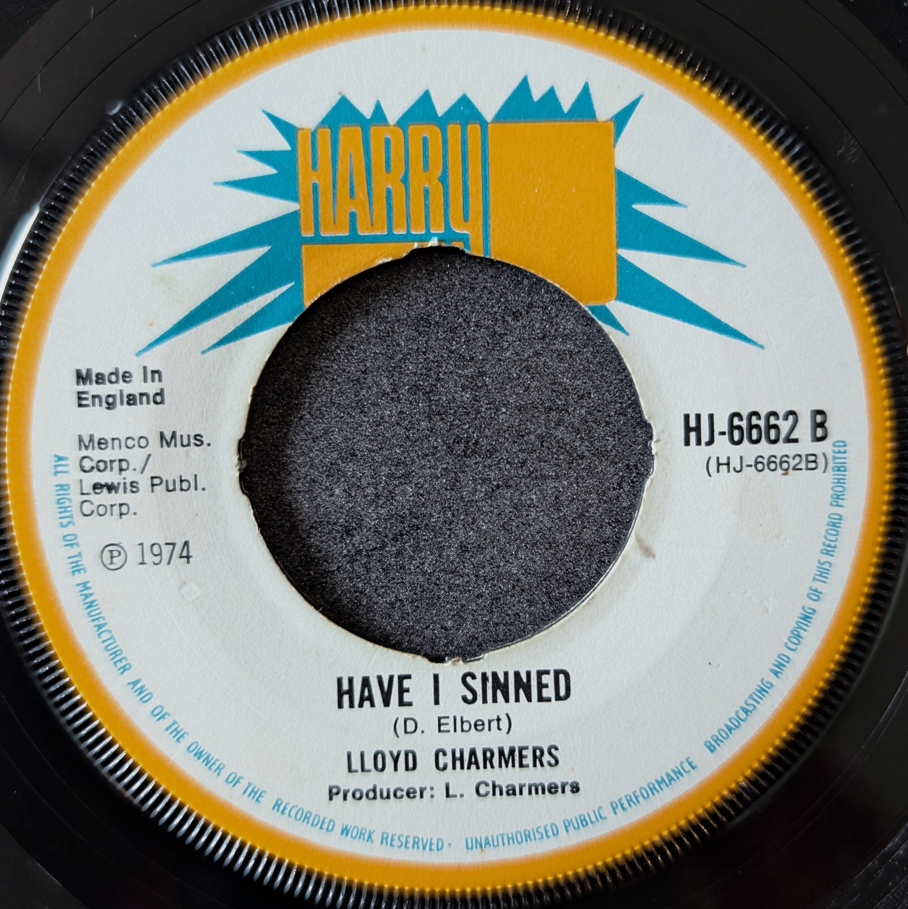 Lloyd Charmers-I’m gonna love you just a little bit more/Have I sinned