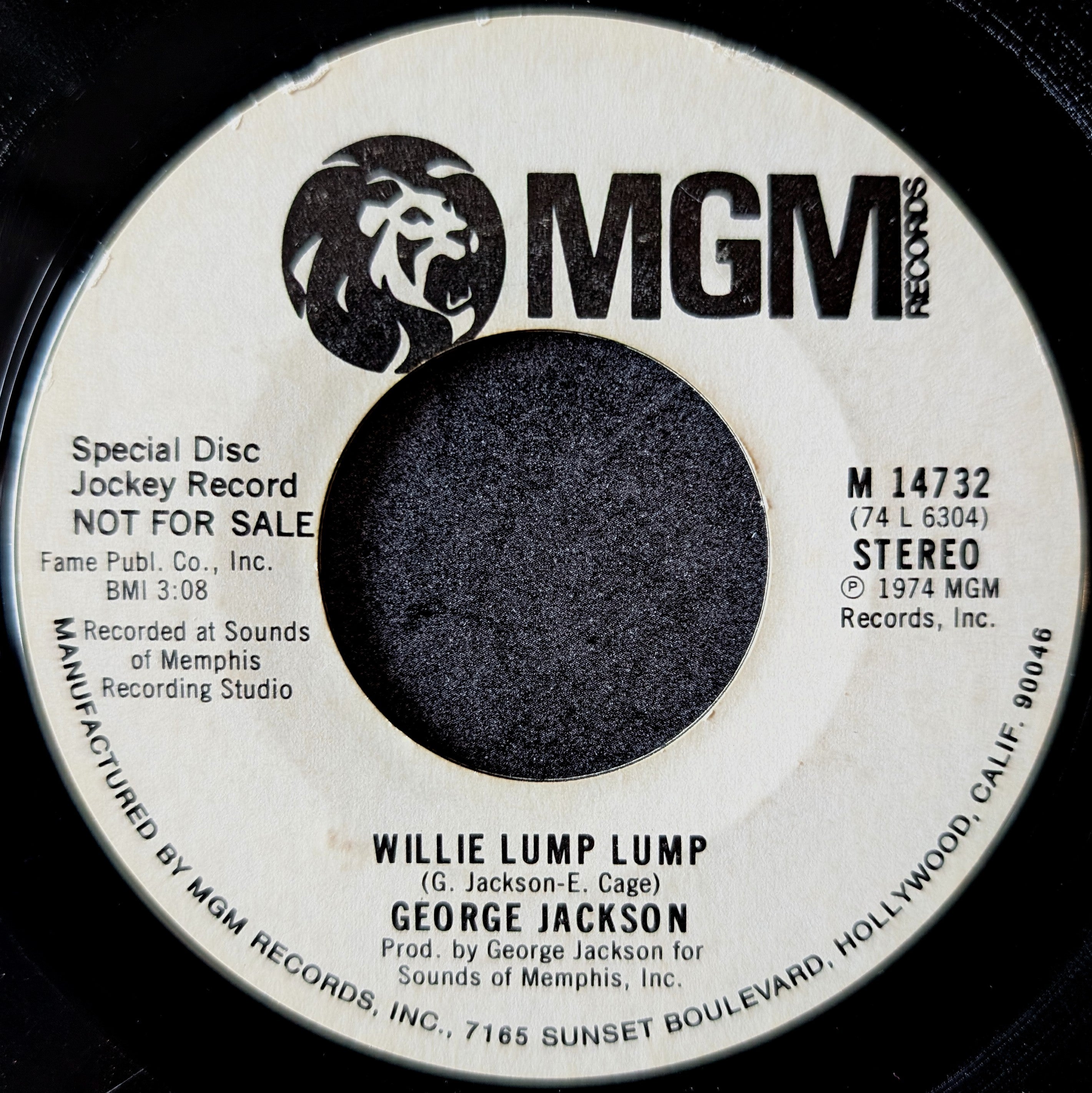 George Jacskson-How can I get next to you?/Willie Lump Lump