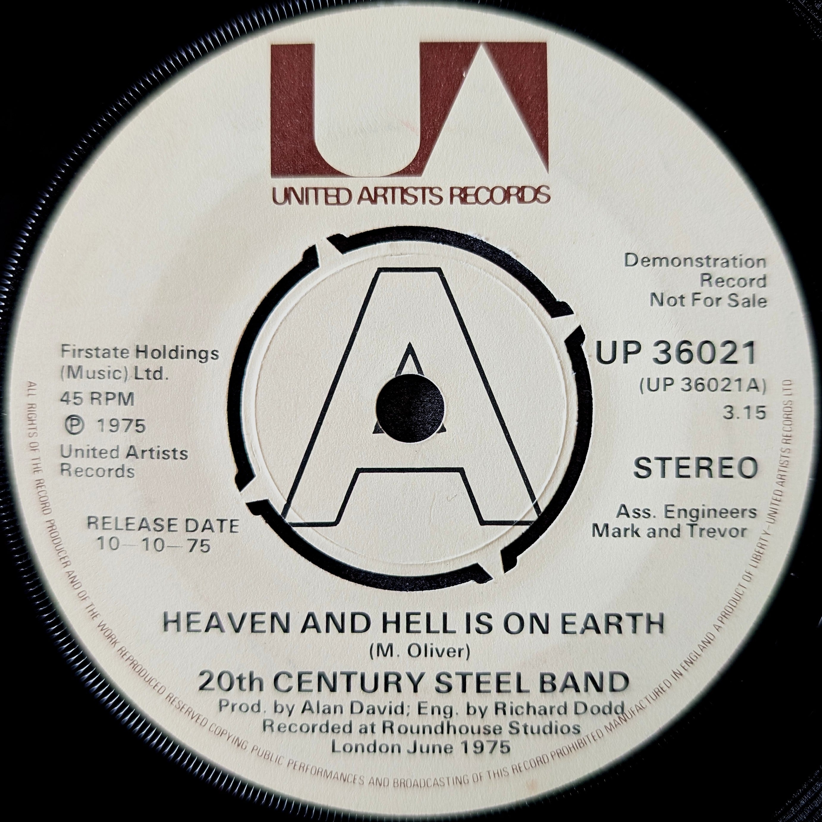 20th Century Steel Band-Heaven and Hell is on Earth/Theme from shaft