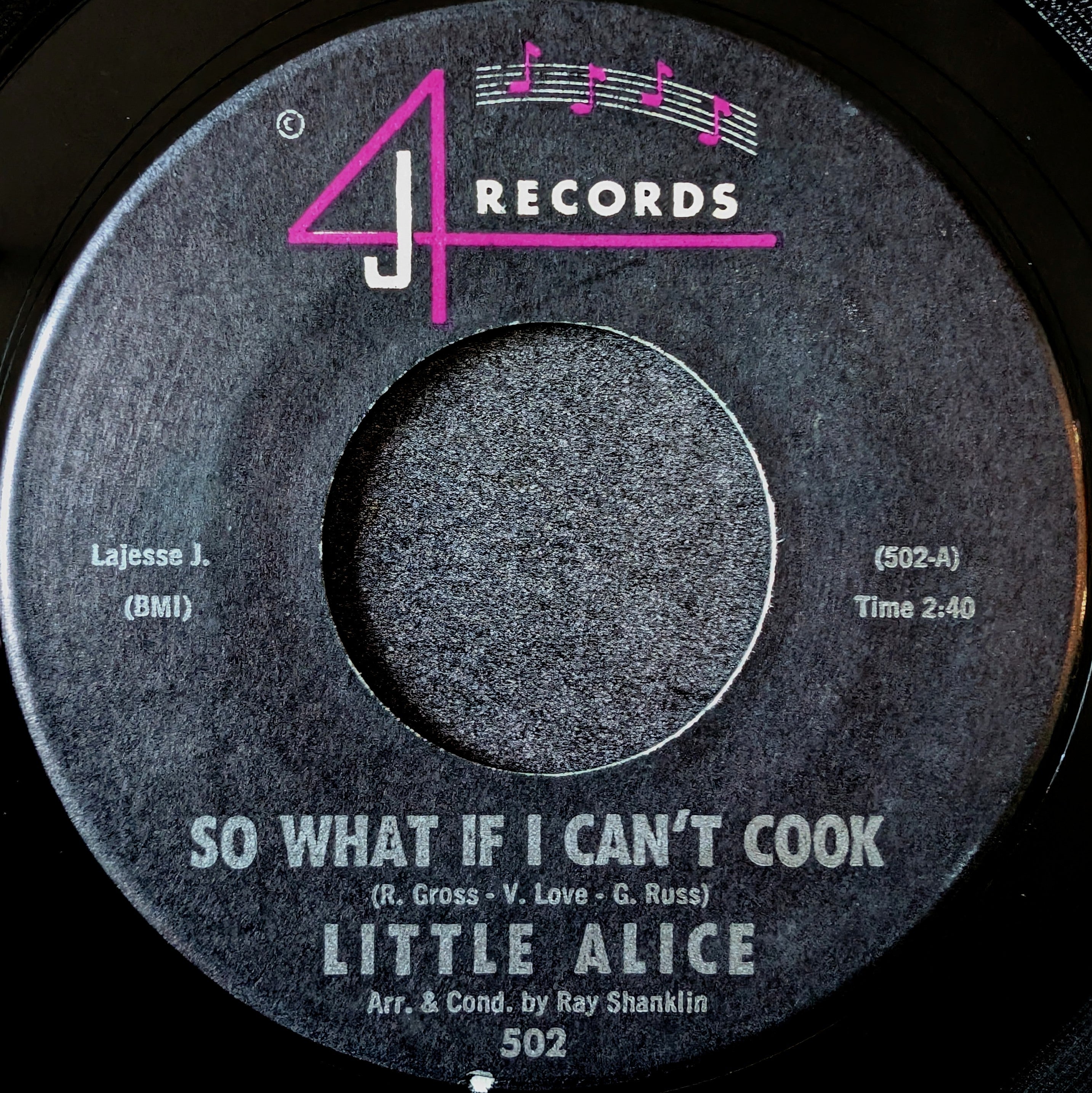 Little Alice-So what if I can't cook/Why oh why