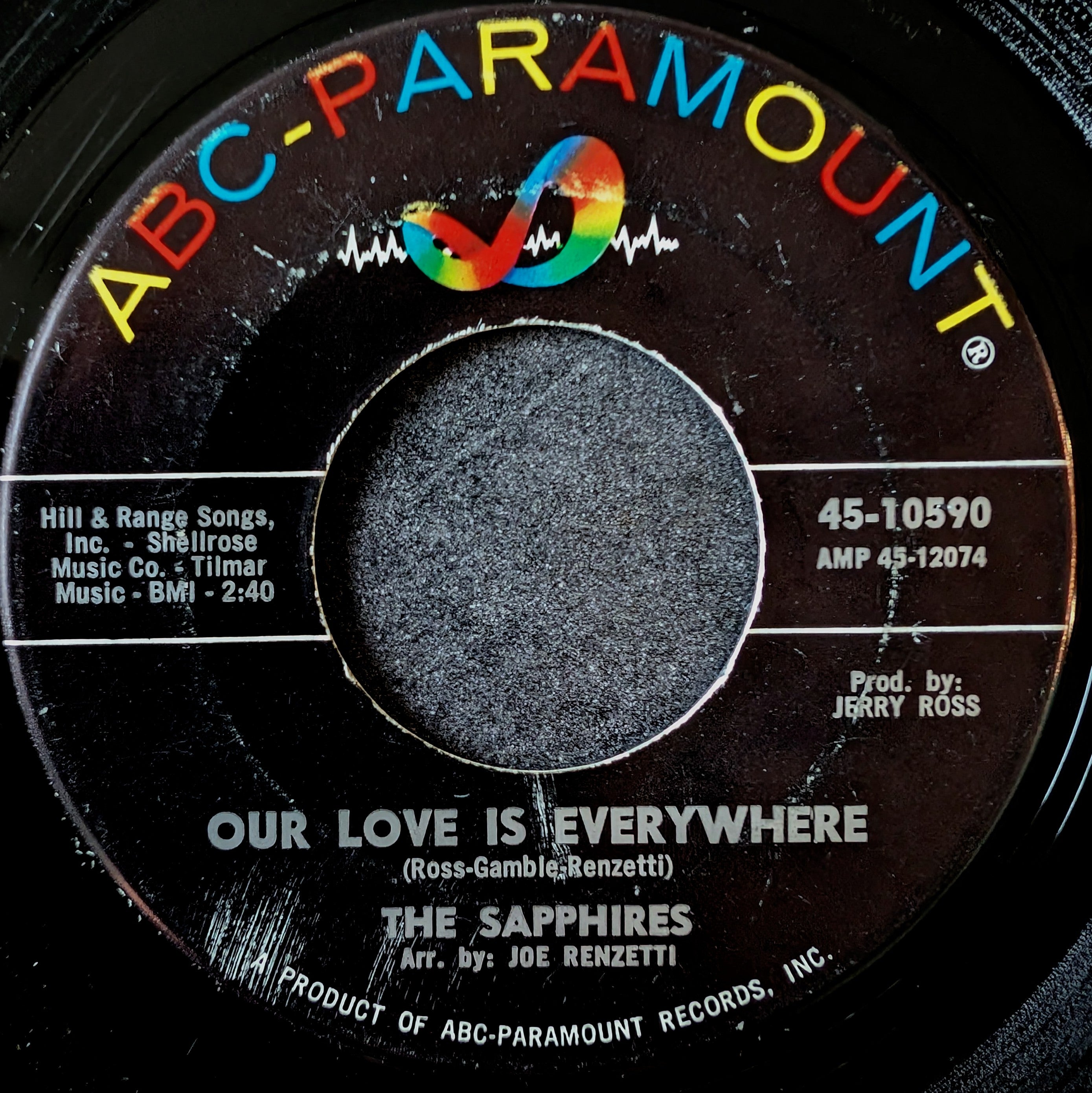 The sapphires-Thank you for loving me/Our love is eveywhere