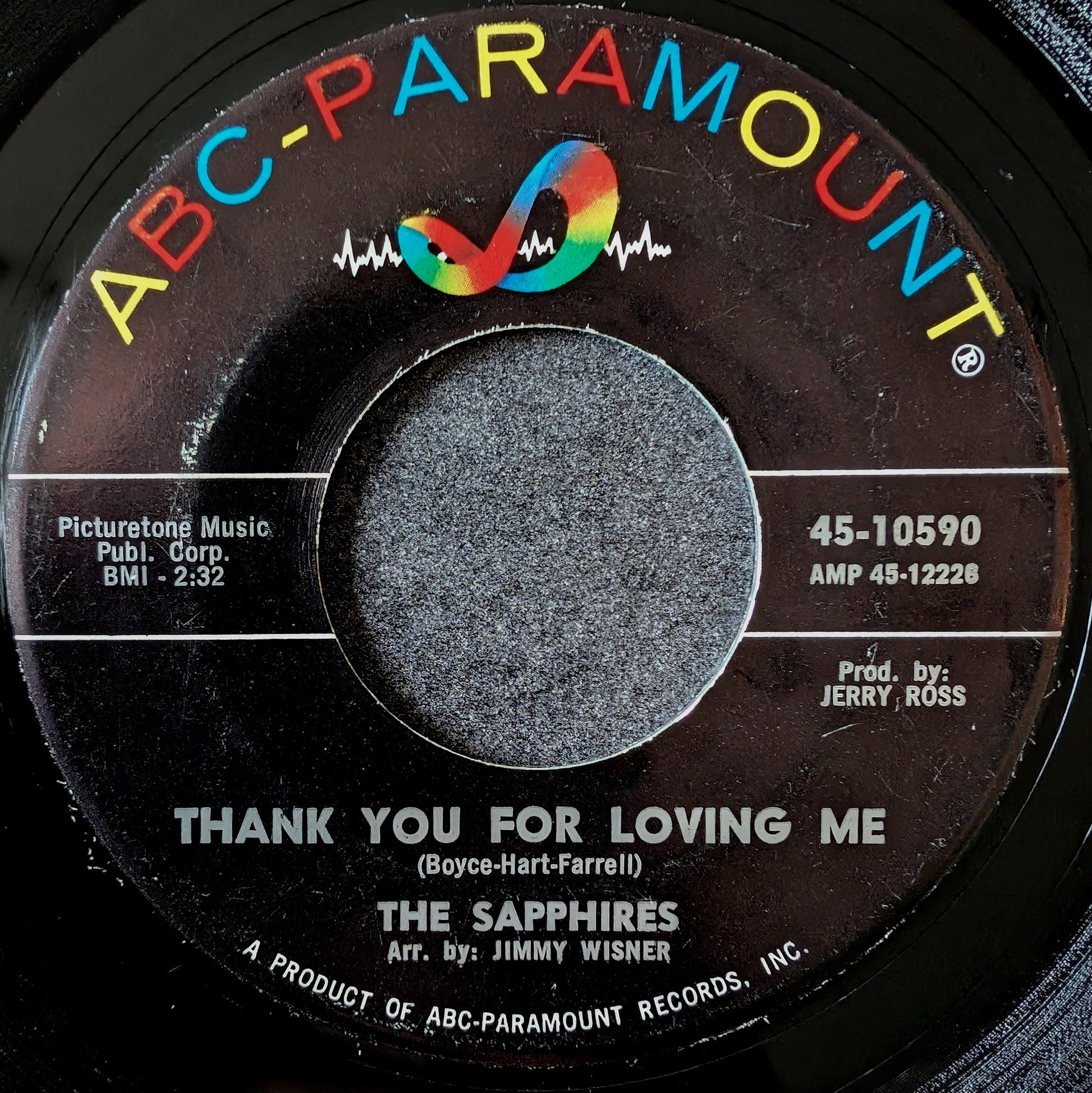 The sapphires-Thank you for loving me/Our love is eveywhere