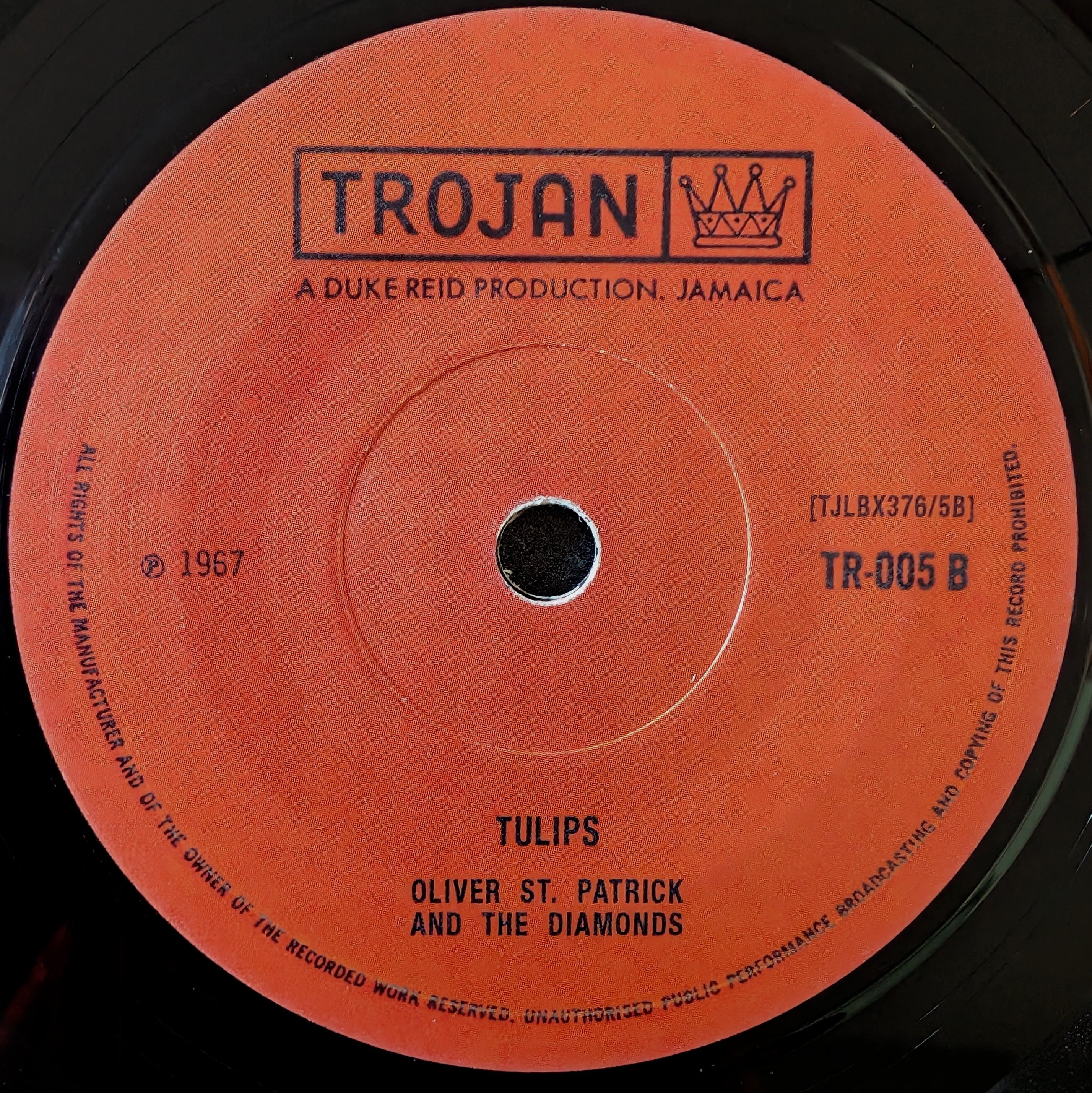 Oliver st. Patrick and The Diamonds-I want to be loved by you/Tulips