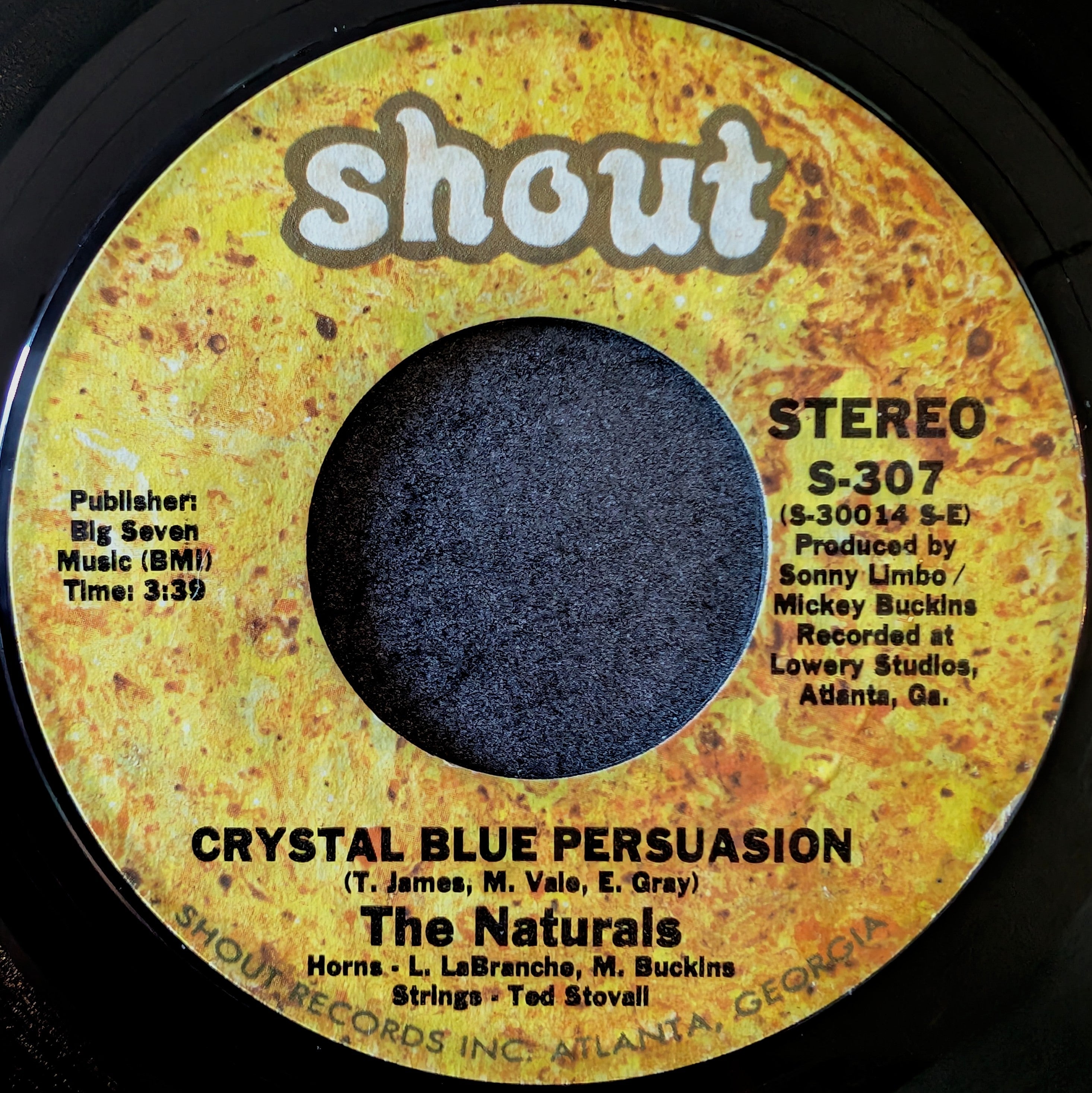The Naturals-Crystal blue persuasion/Color him father