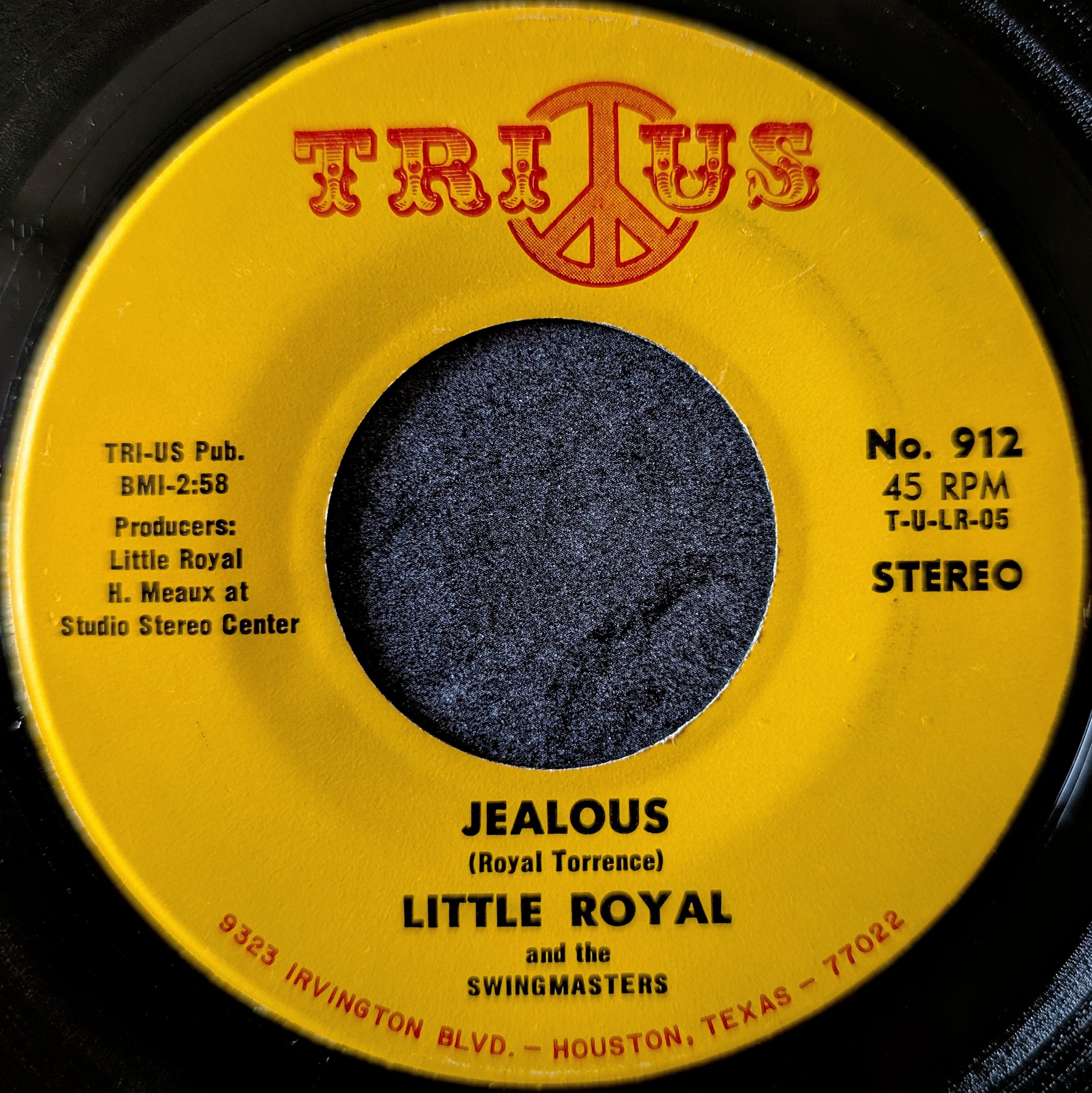 Little Royal and The Swingmasters-Jealous/Razor Blade