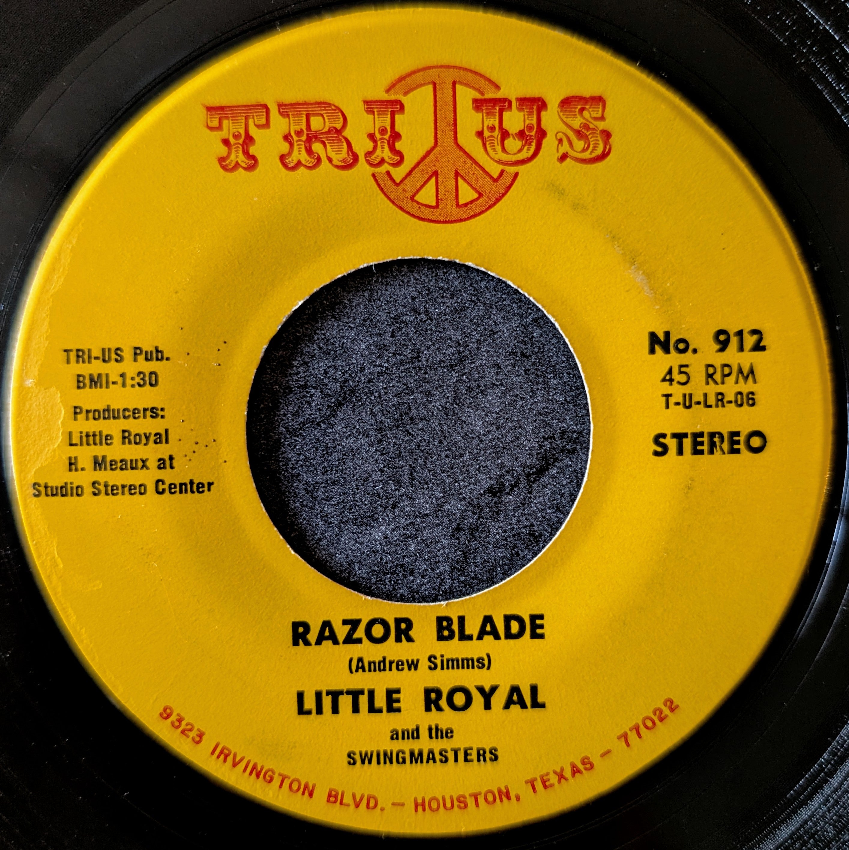 Little Royal and The Swingmasters-Jealous/Razor Blade