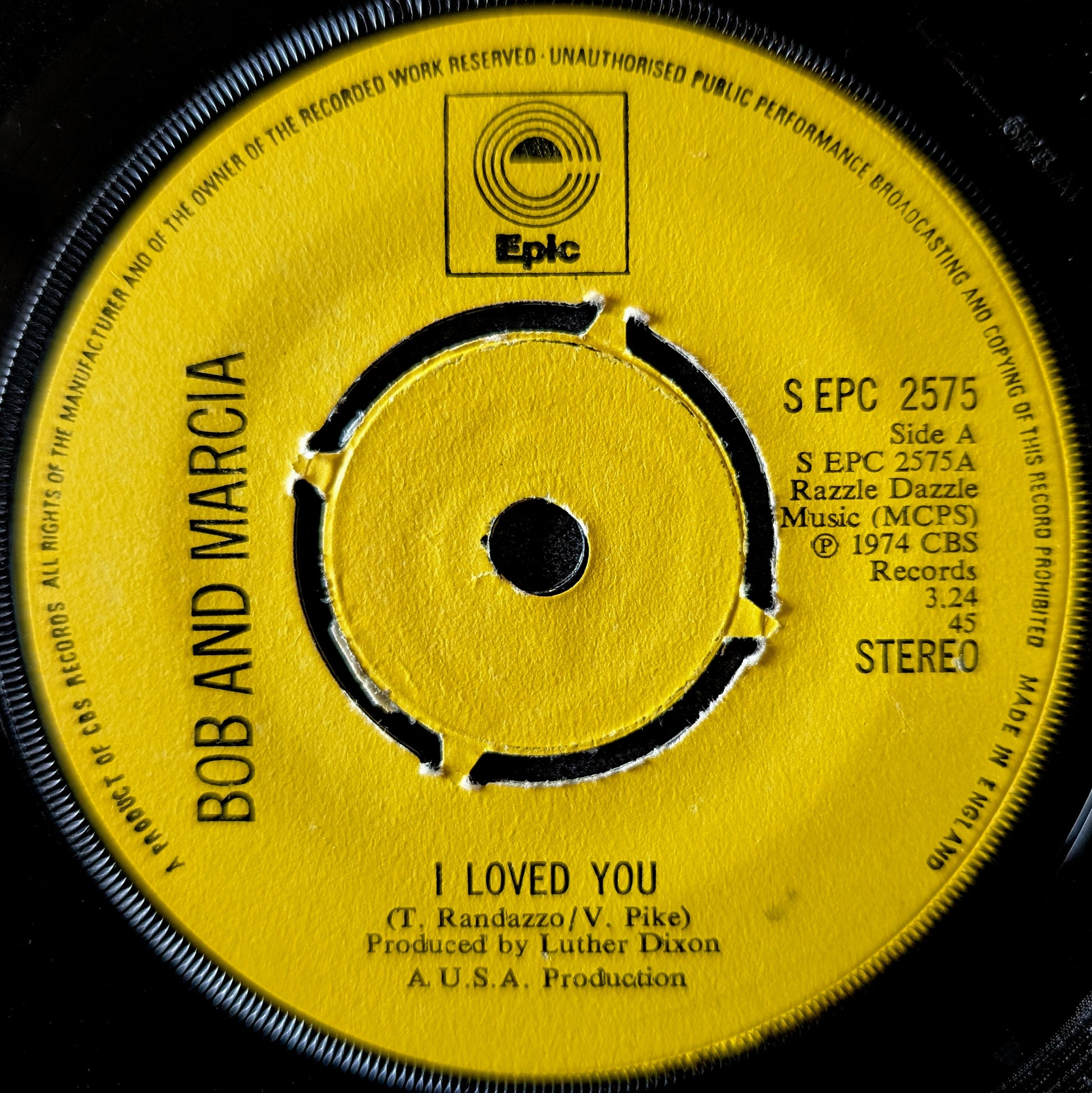 Bob and Marcia-I loved you/King and Queens