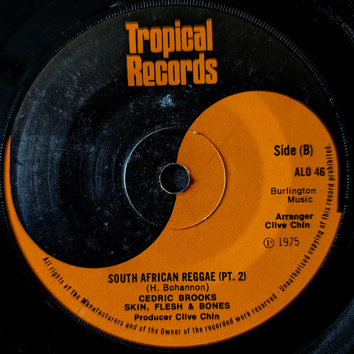 Cedric Brooks & Skin Flesh & Bones - South African Reggae Part 1 / South African Reggae Part 2