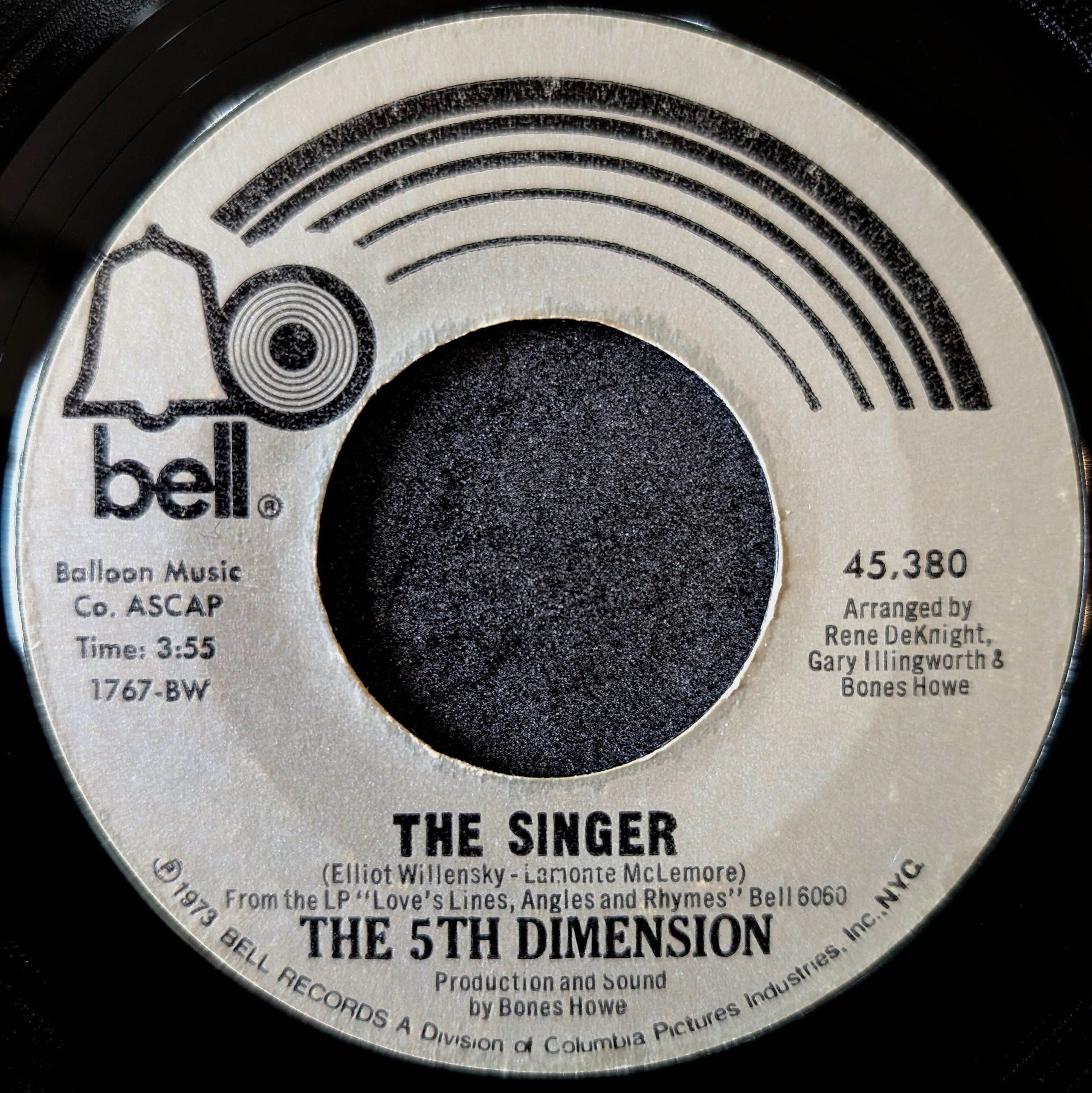 The 5th Dimension-Ashes to ashes/The Singer