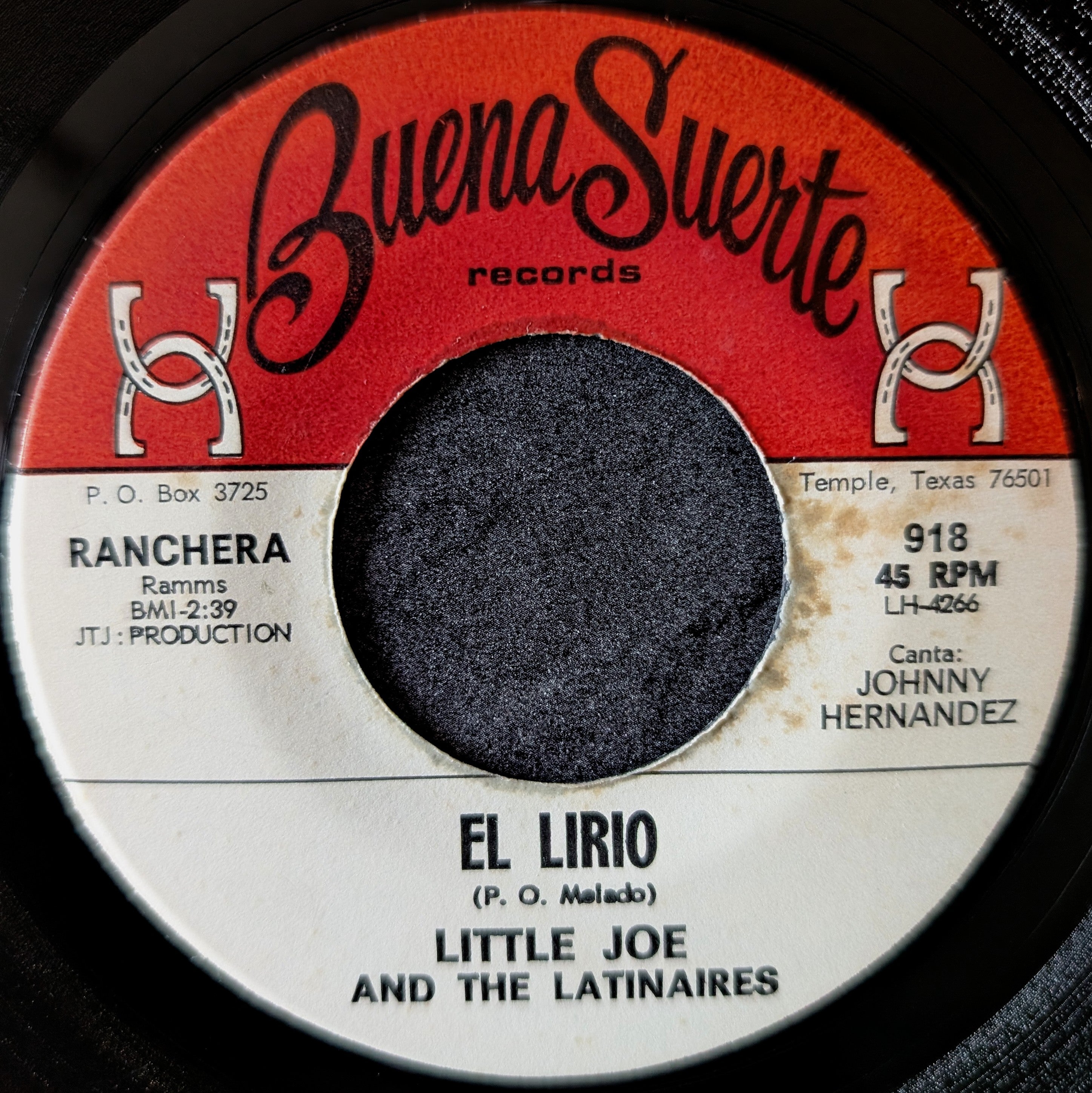 Little Joe and the Latinaires-El Lirio/Nochechita