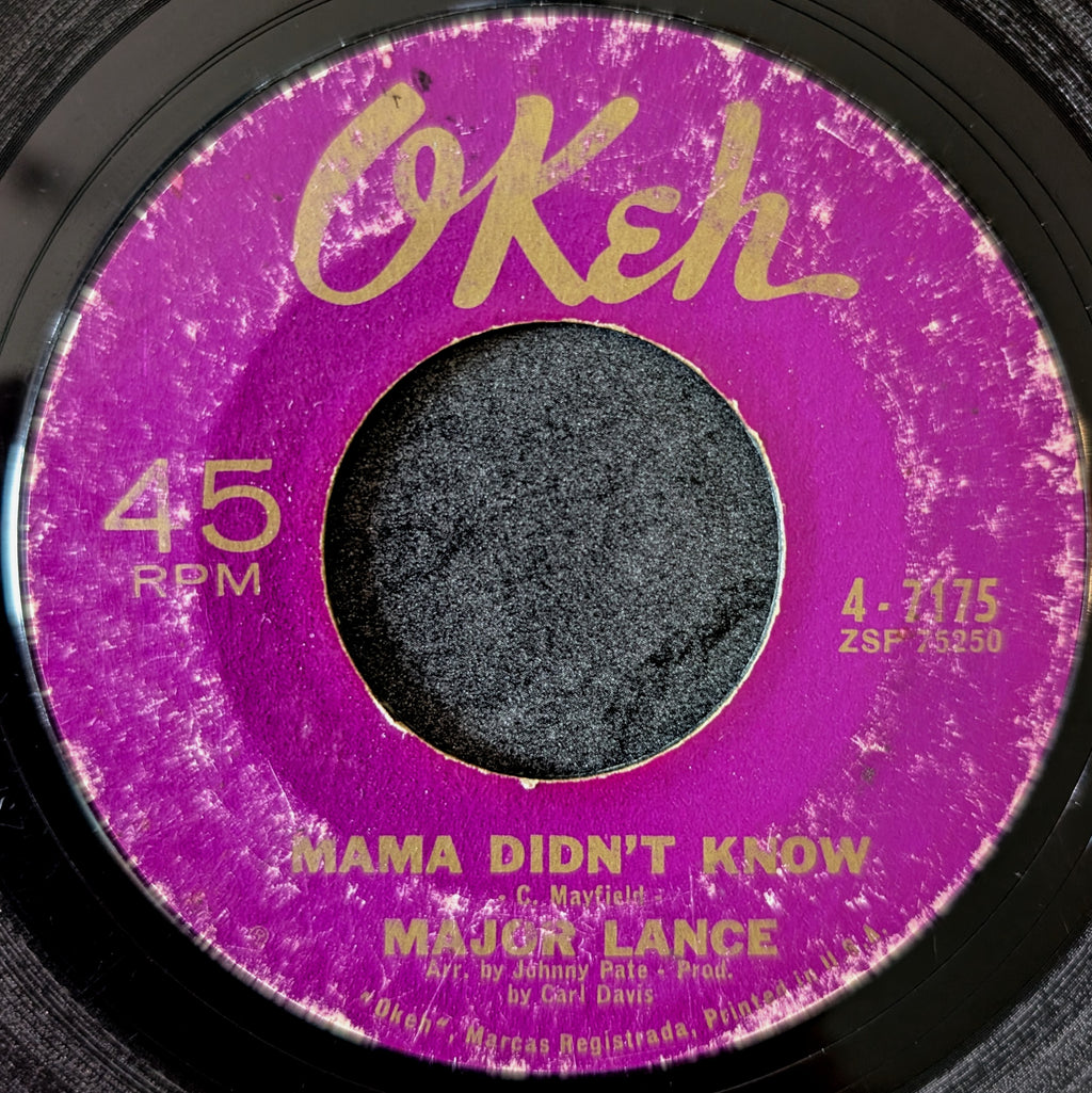 Major Lance-The Monkey time/Mama didn't know
