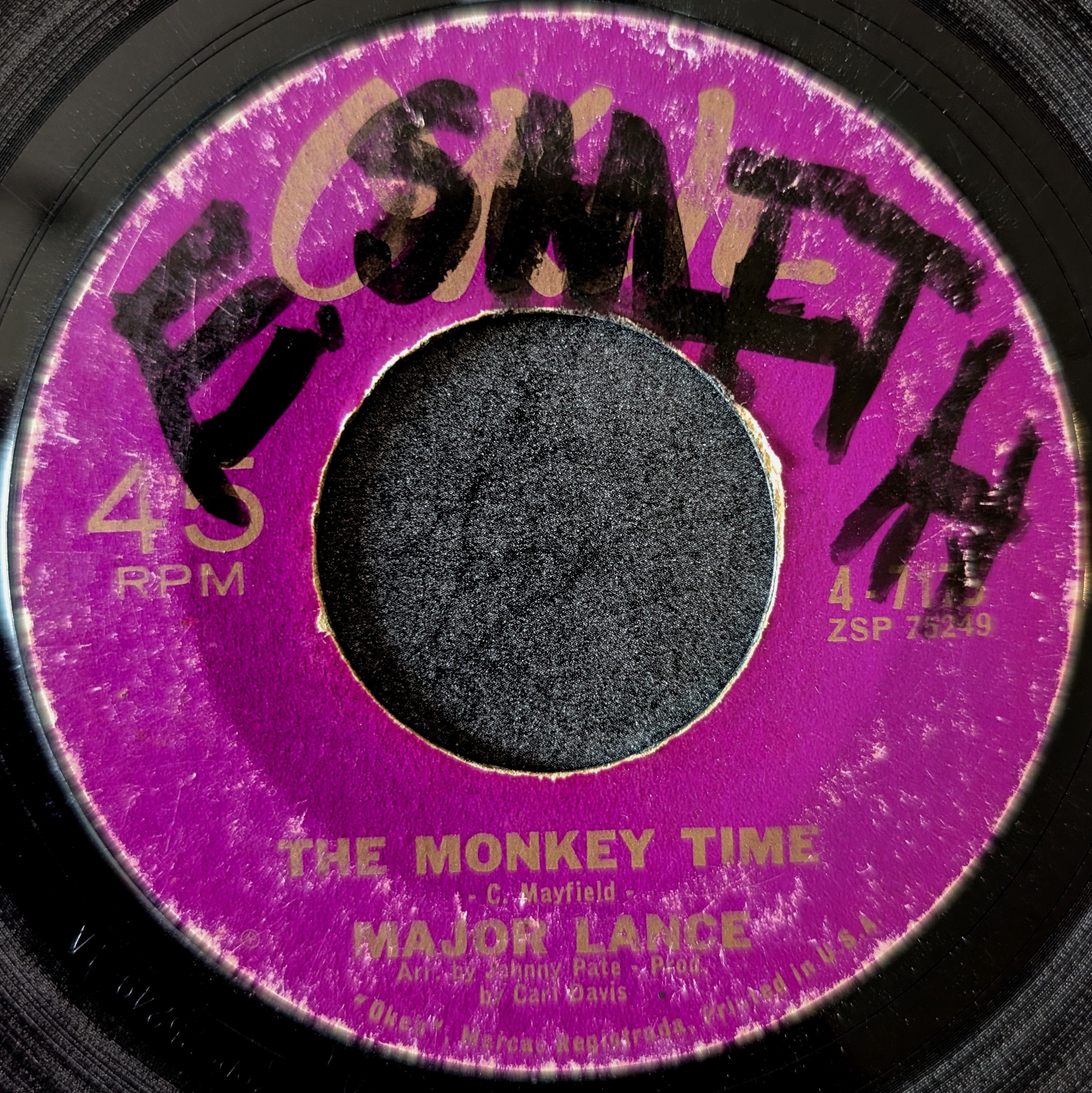 Major Lance-The Monkey time/Mama didn't know