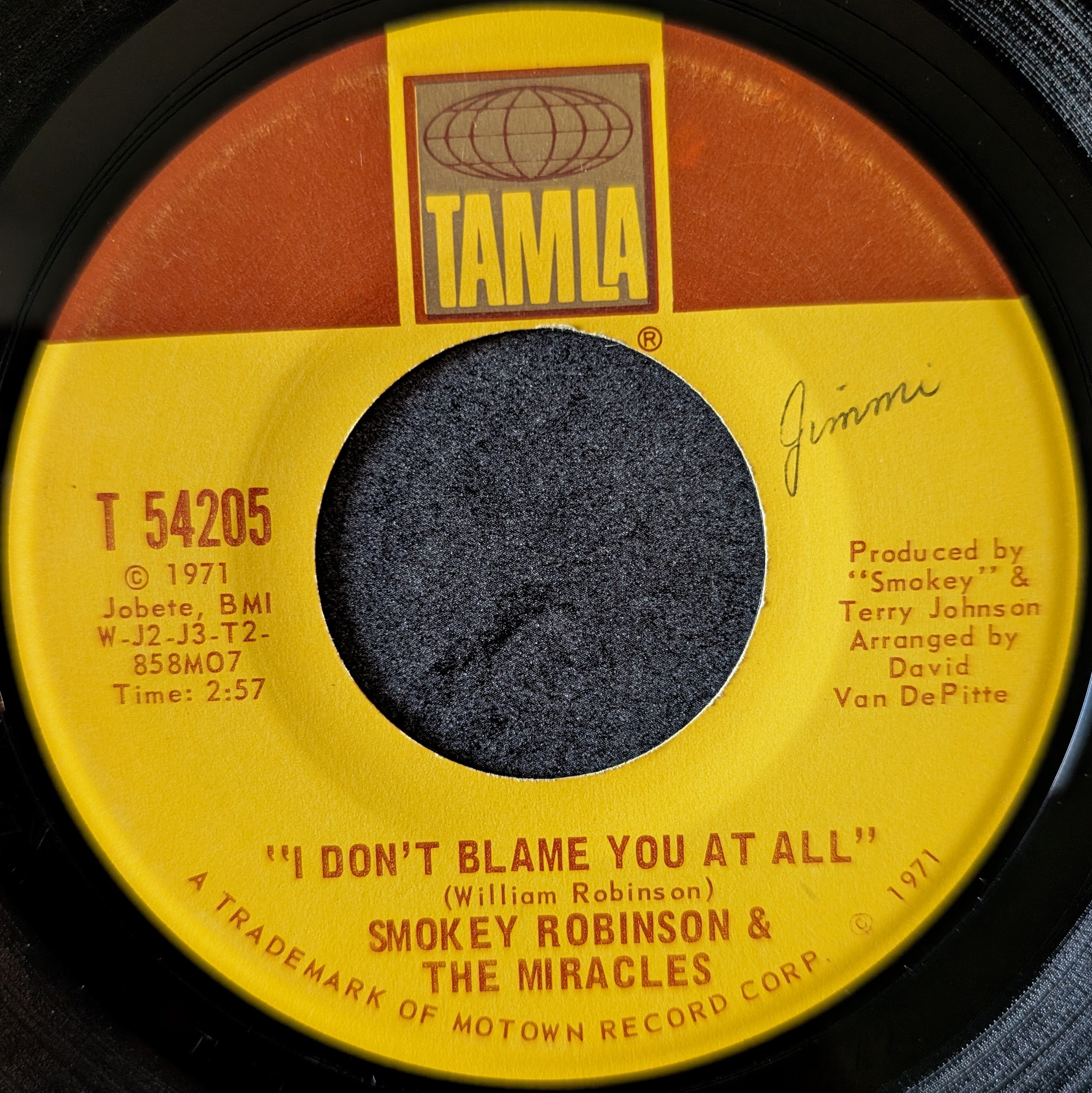 Smokey Robinson & The Miracles-I don't blame you at all/That girl